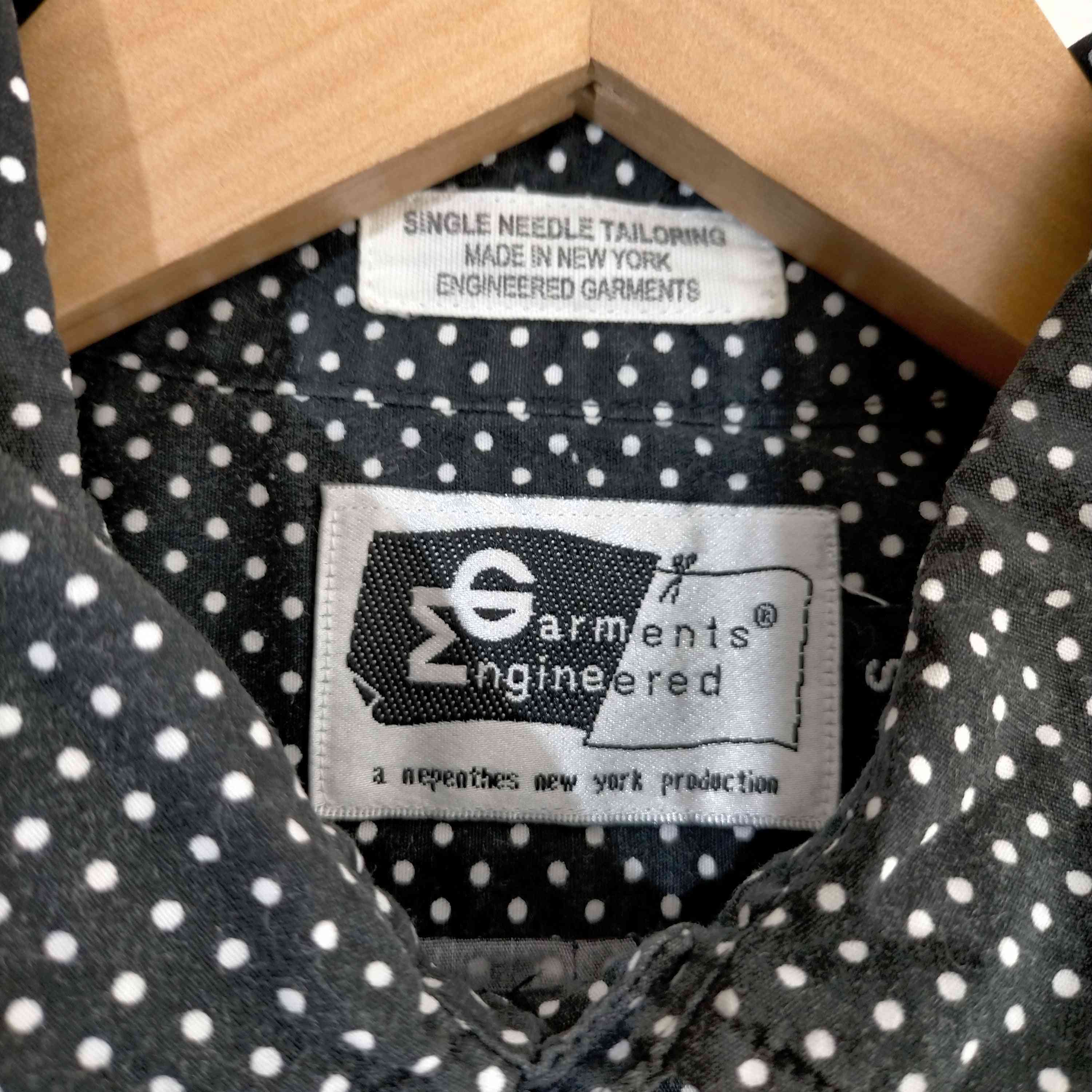 エンジニアードガーメンツ Engineered Garments 旧タグ ドット柄