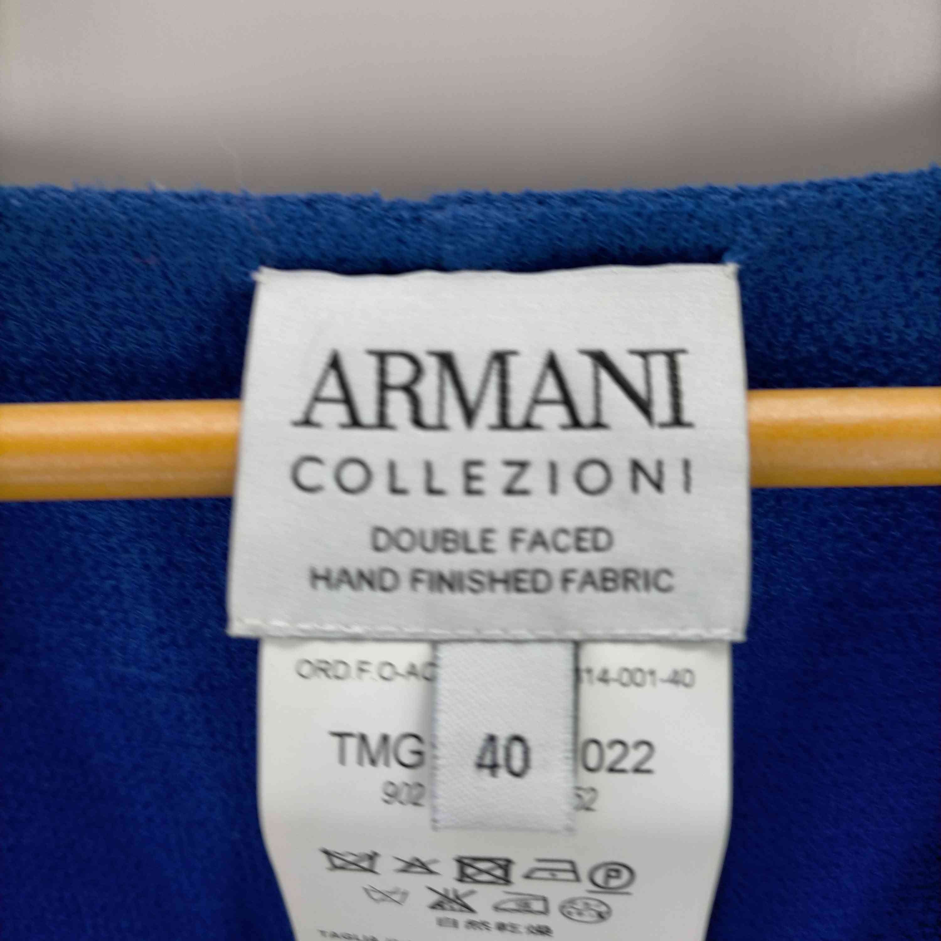 アルマーニコレツィオーニ ARMANI COLLEZIONI ノーカラーショート