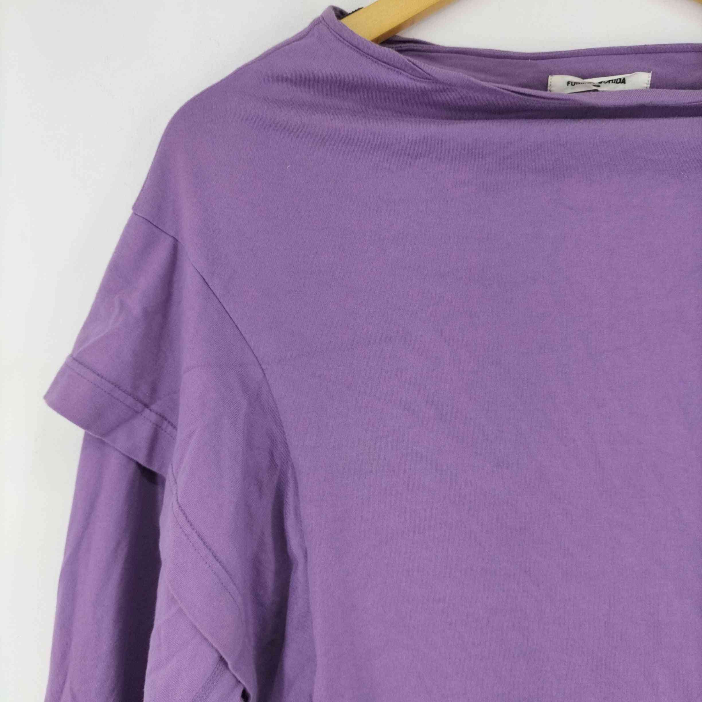 フミカウチダ FUMIKA UCHIDA DOUBLE SLEEVE ONE-SHOULDER TEE