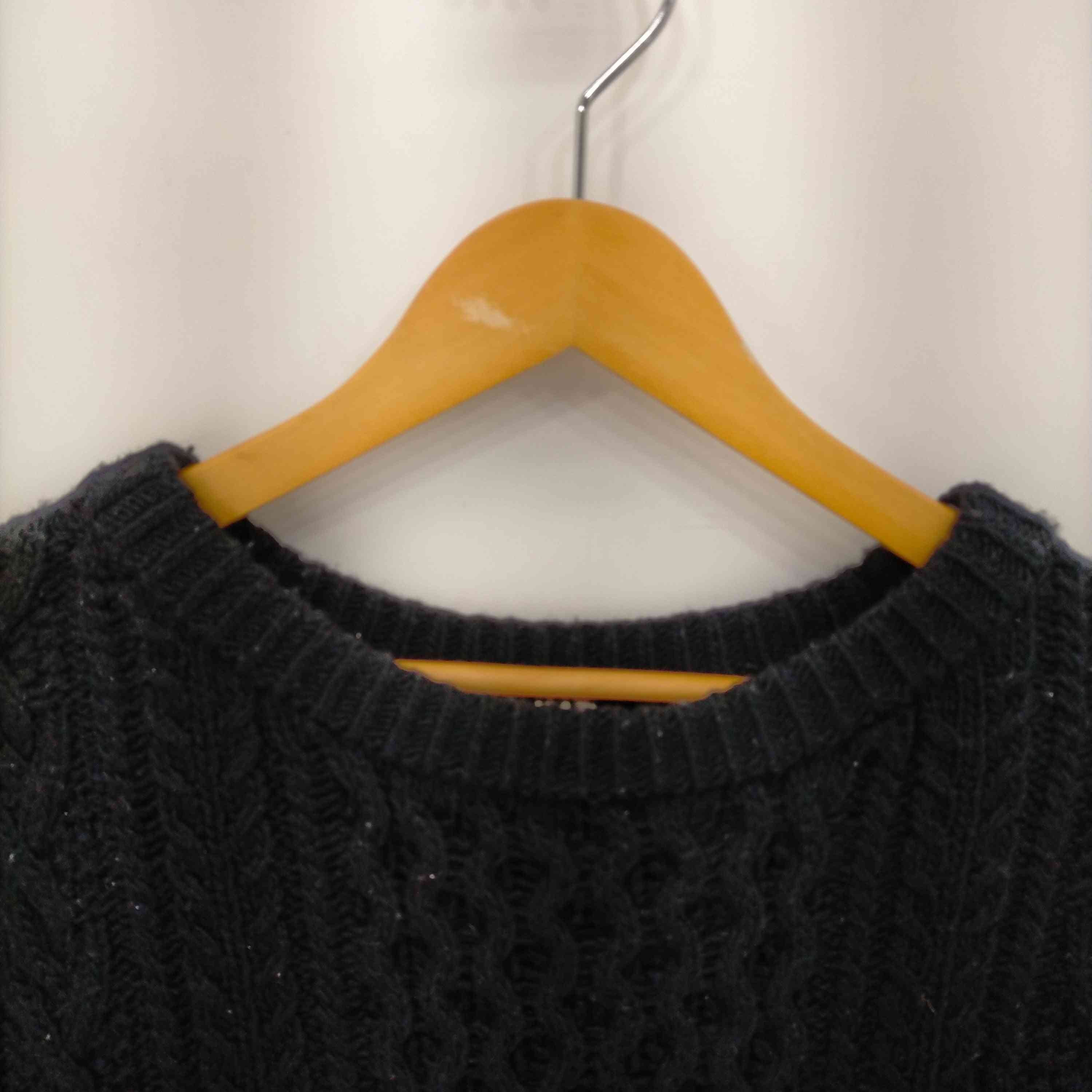 オーラリー AURALEE 18AW FRENCH MERINO ARAN KNIT VEST メンズ JPN：1