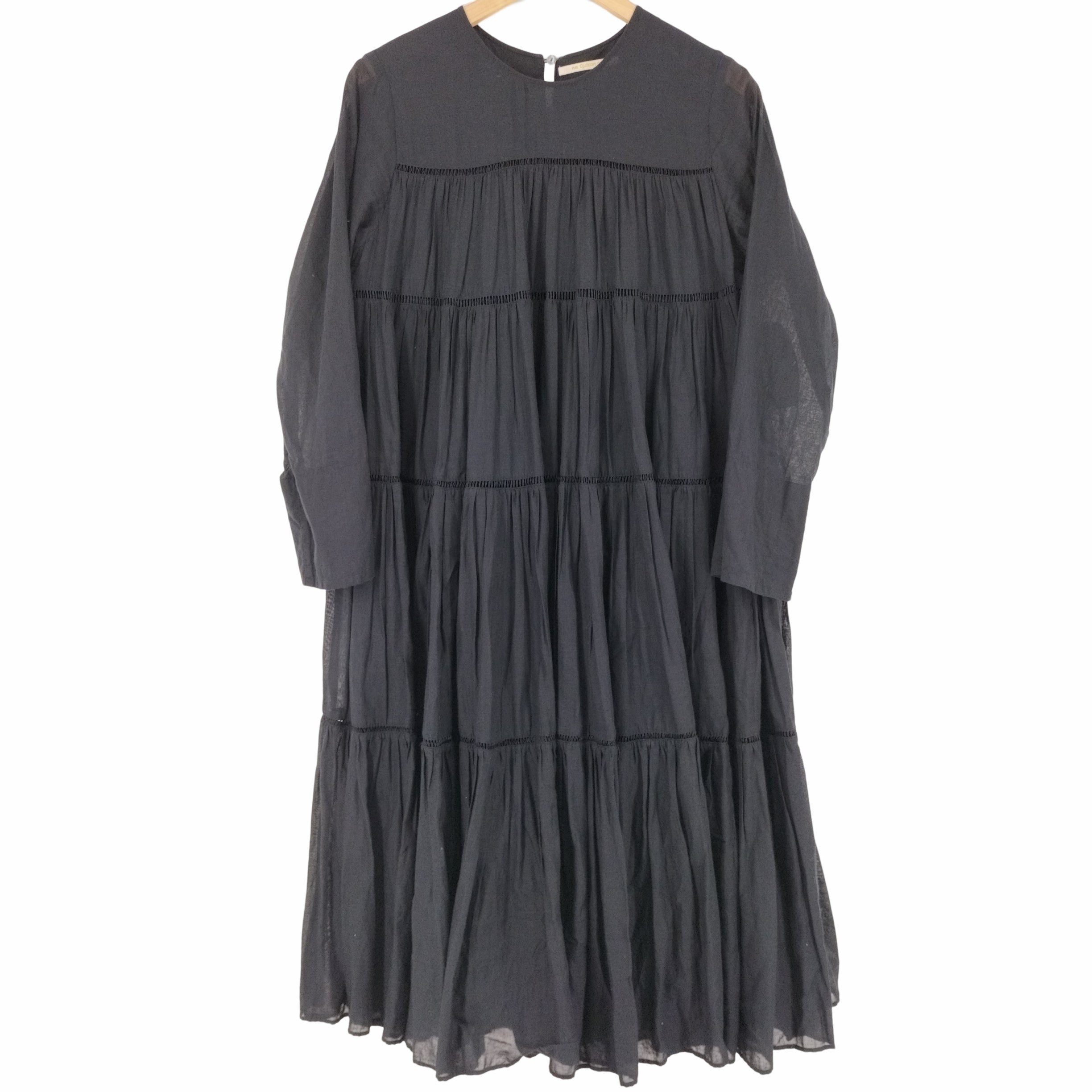 ヌキテパ NE QUITTEZ PAS Cotton Voile Tiered Maxi Dress レディース