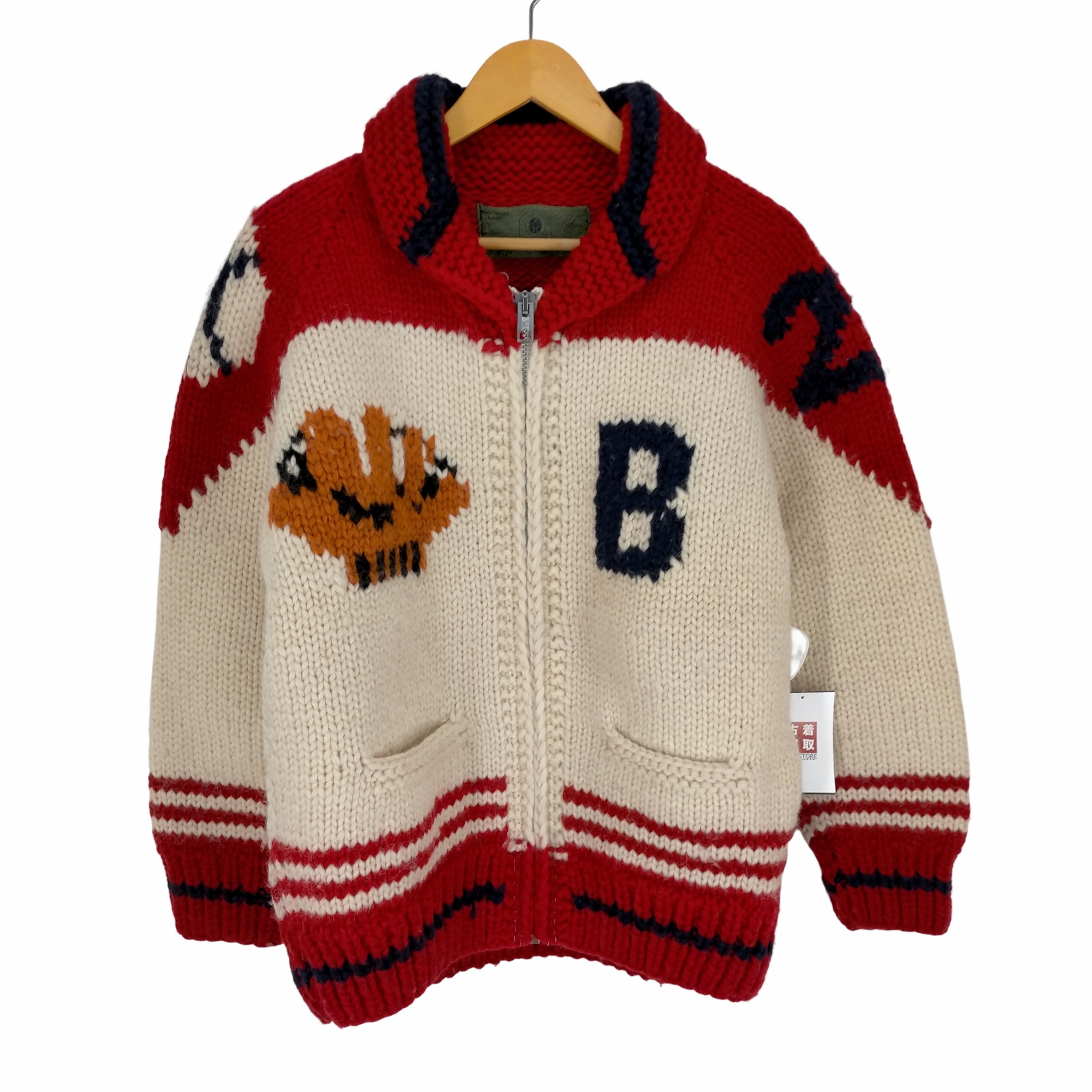 カナディアンセーター CANADIAN SWEATER 野球モチーフ カウチンニット