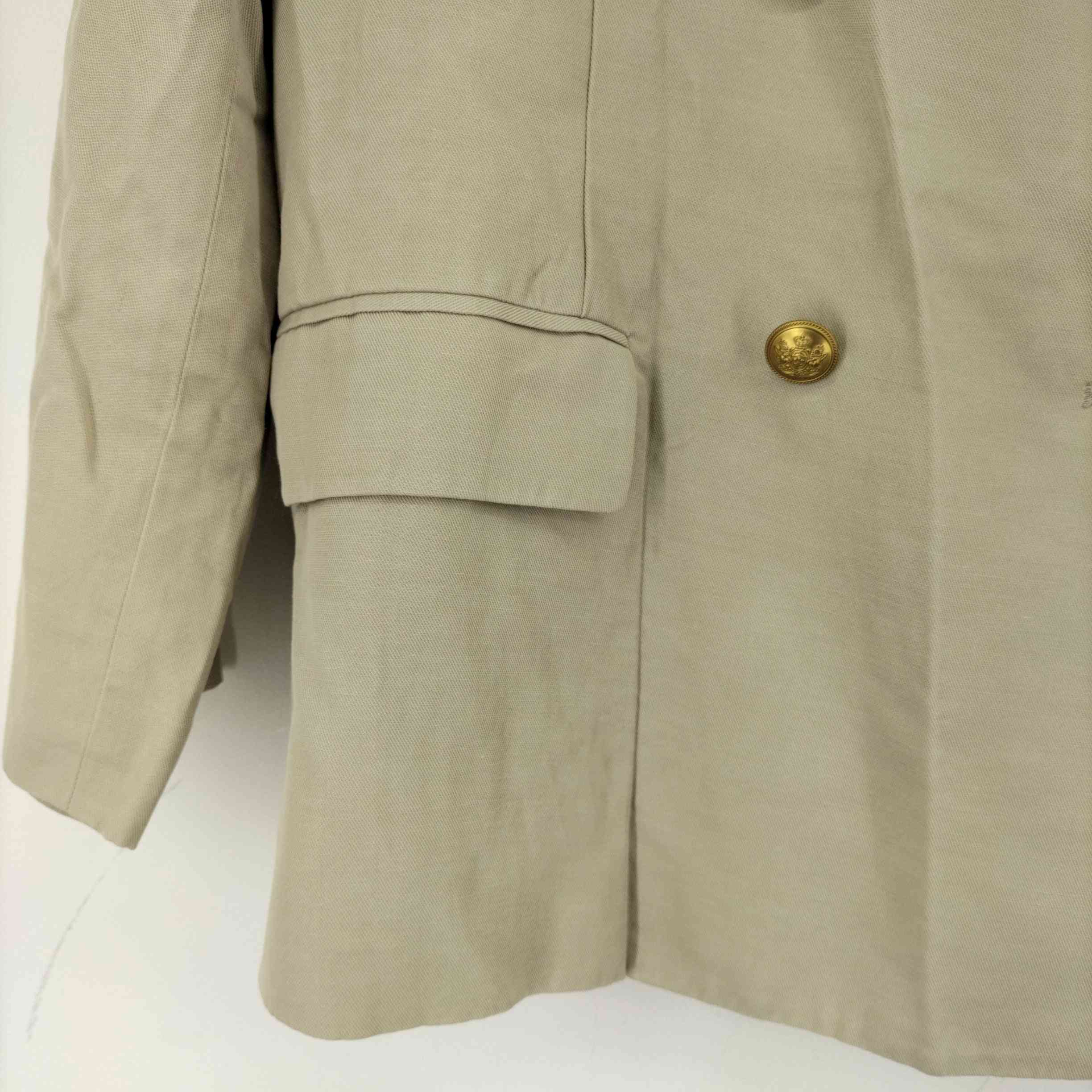 ミラオーウェン Mila Owen 2サイズリネン金釦ブレザー