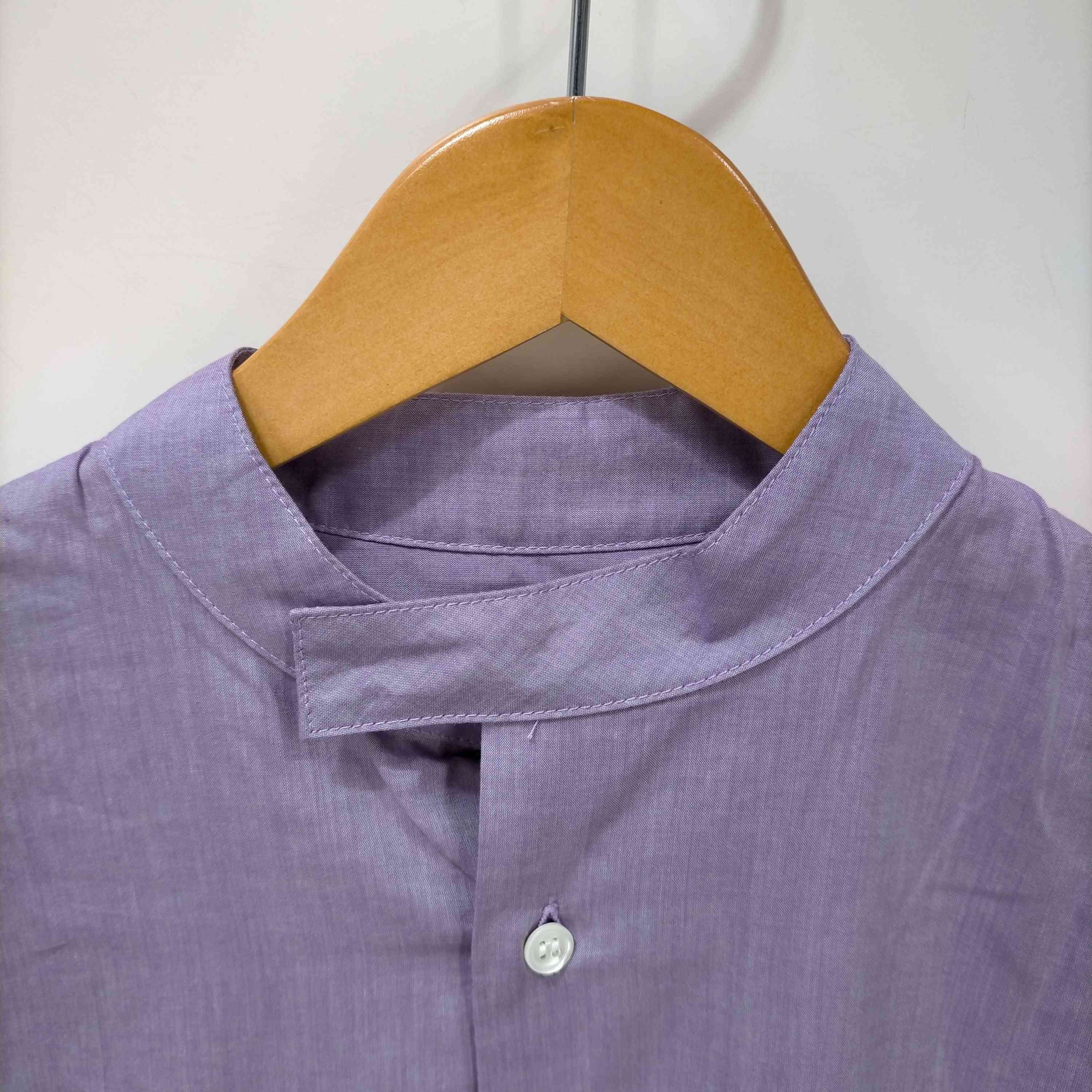 イートウツ E.TAUTZ CORE COLLARLESS LINEMAN SHIRT カラーレス ライン