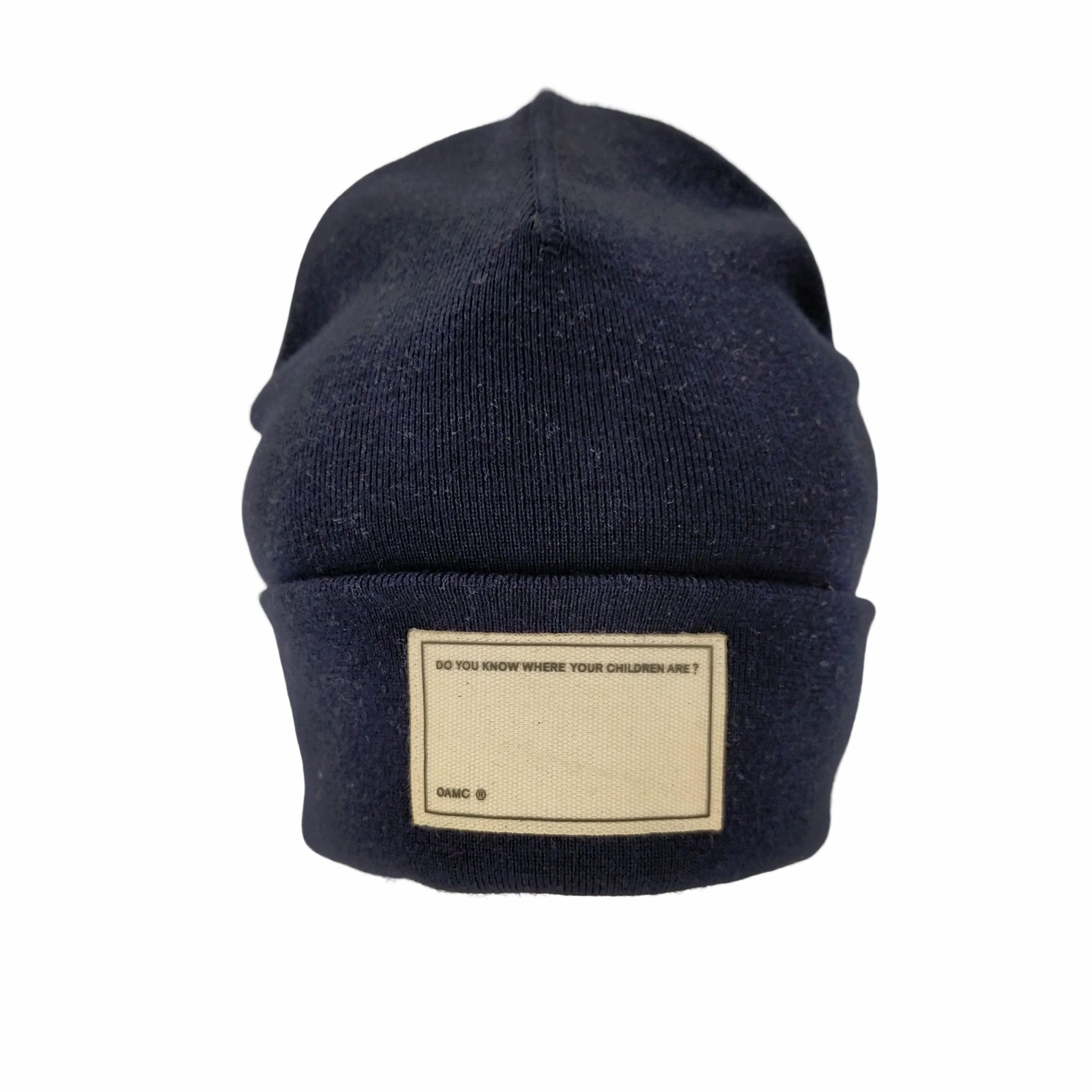 オーエーエムシー OAMC 19AW イタリア製 Logo Patch Beanie ロゴパッチ