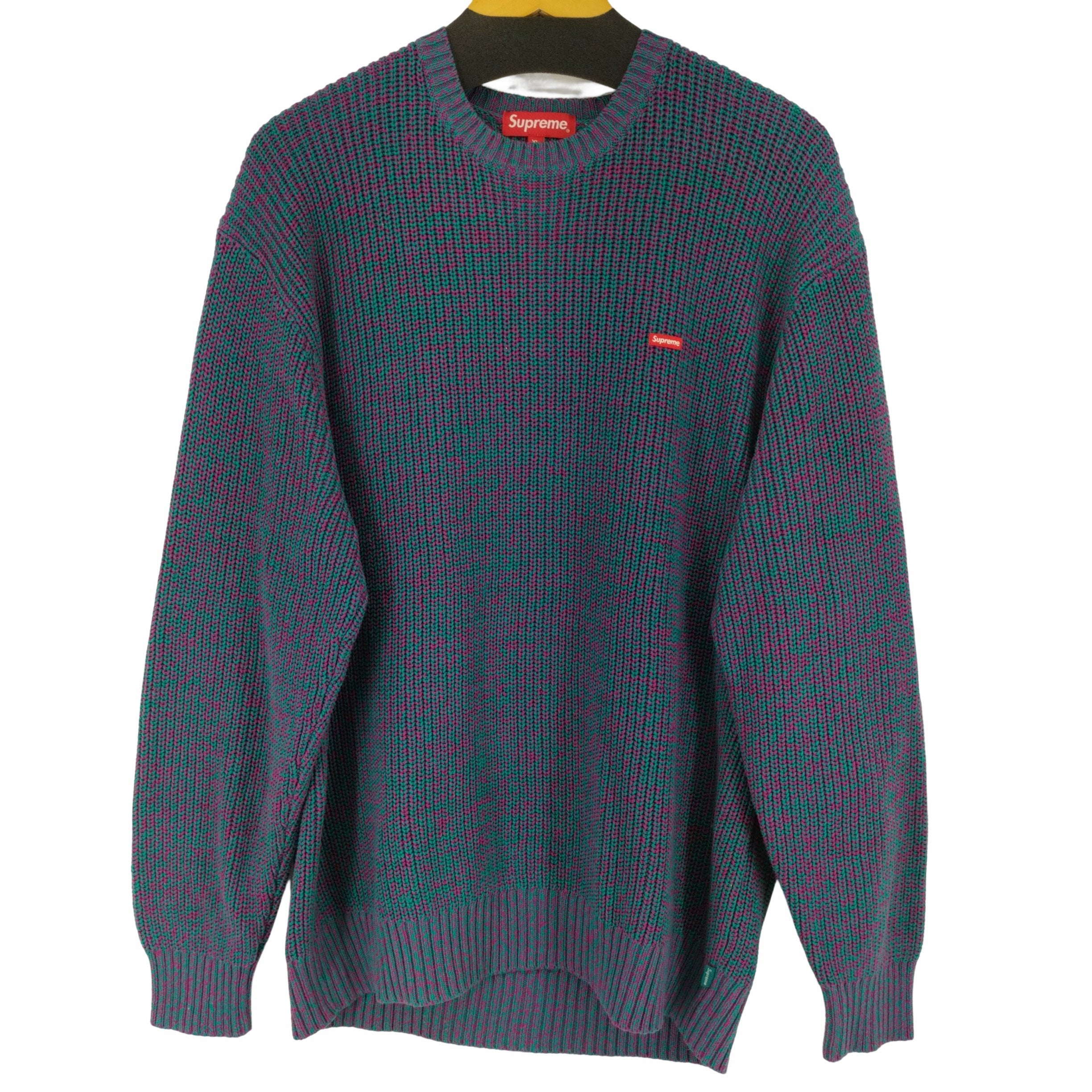 シュプリーム Supreme 21AW Small Box Logo Melange Rib Knit Sweater