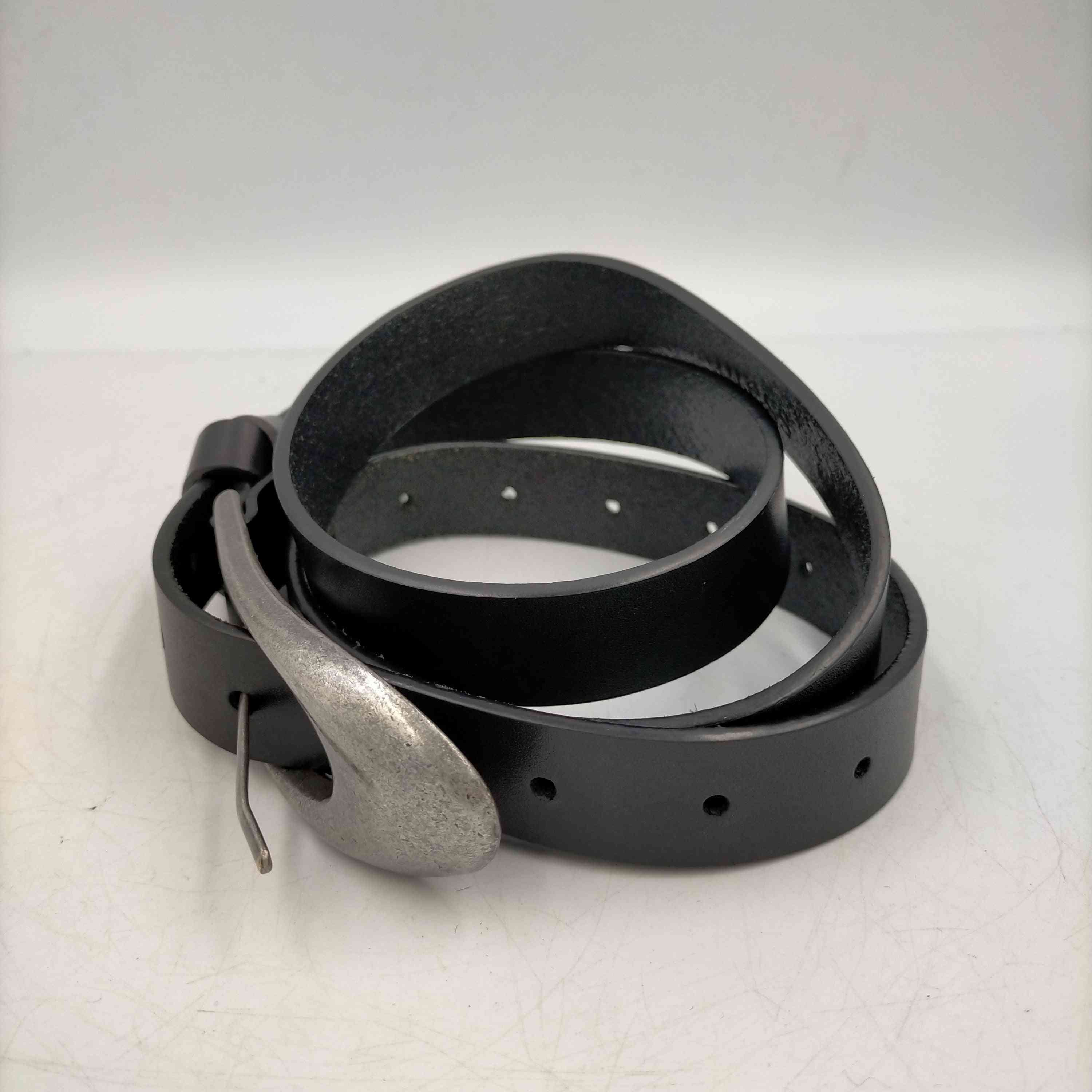 fax copy express Belt With Irregular Metal Buckle メンズ FREE