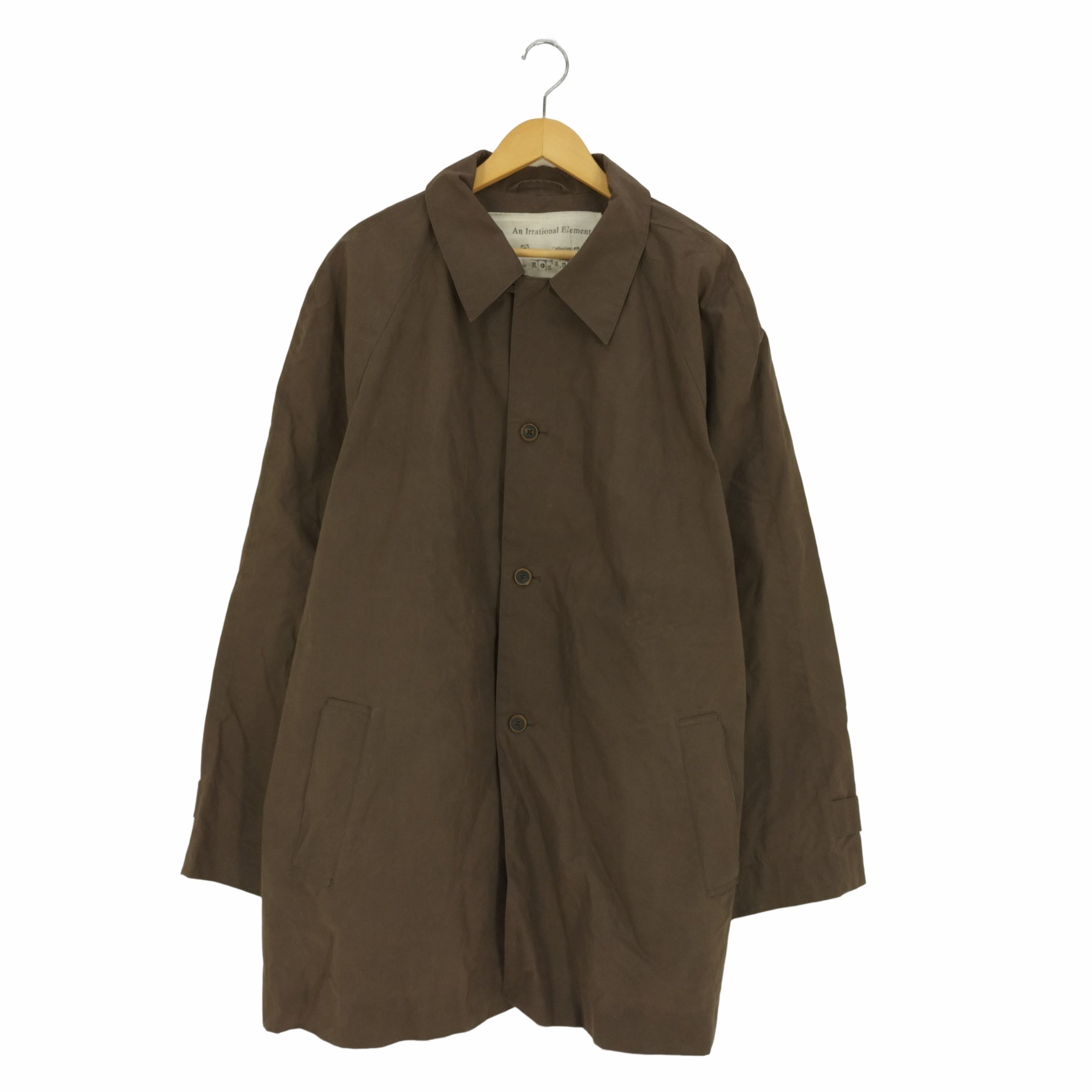 An Irrational Element ルーマニア製 CAMERA COAT CHOCOLATE DRY WAXED