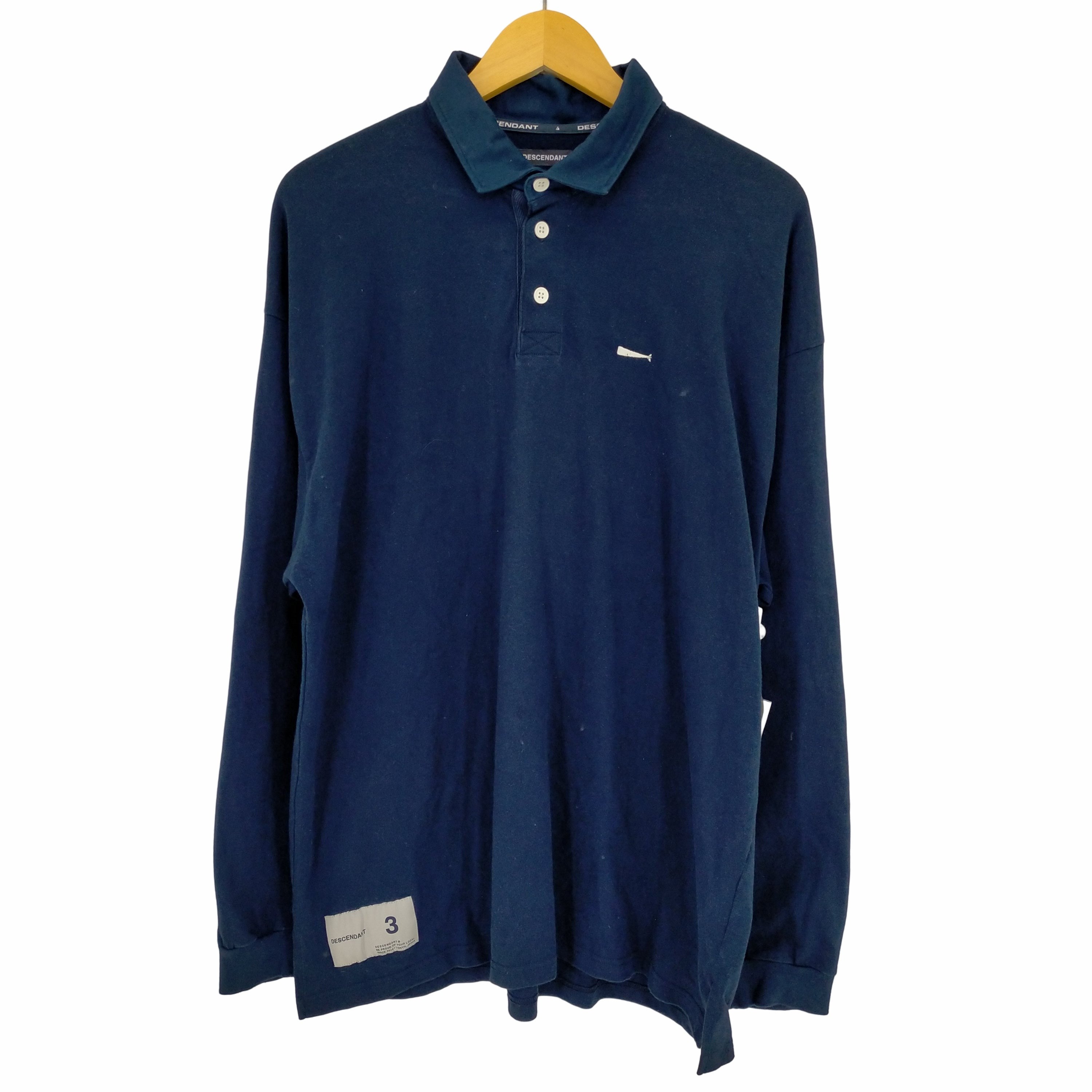 ディセンダント DESCENDANT CACHALOT POLO LS メンズ JPN：3