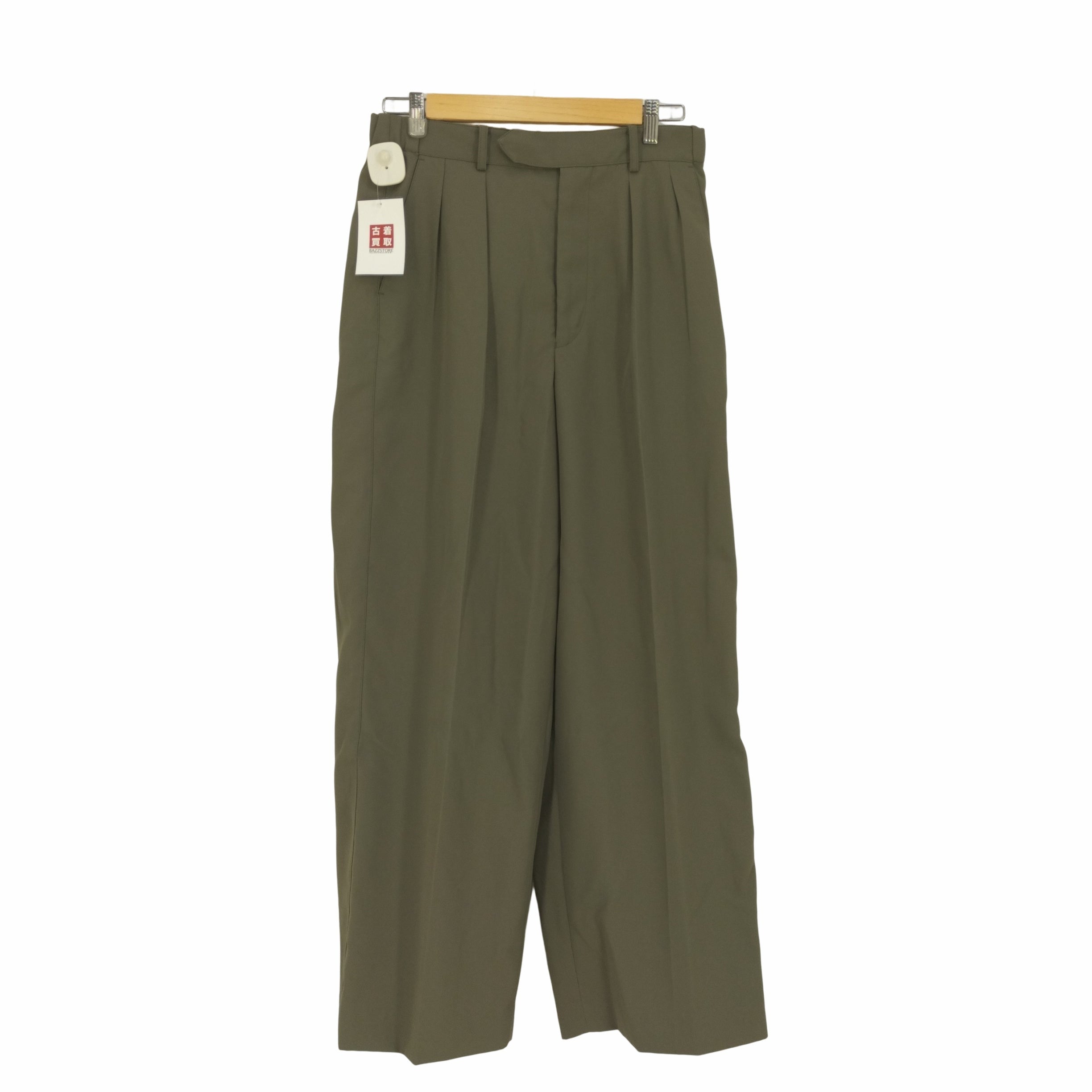 ウィム バイ リドム WYM LIDNM HI TWISTED GABA WIDE TUCK SLACKS メンズ JPN：L –  ブランド古着買取販売バズストア