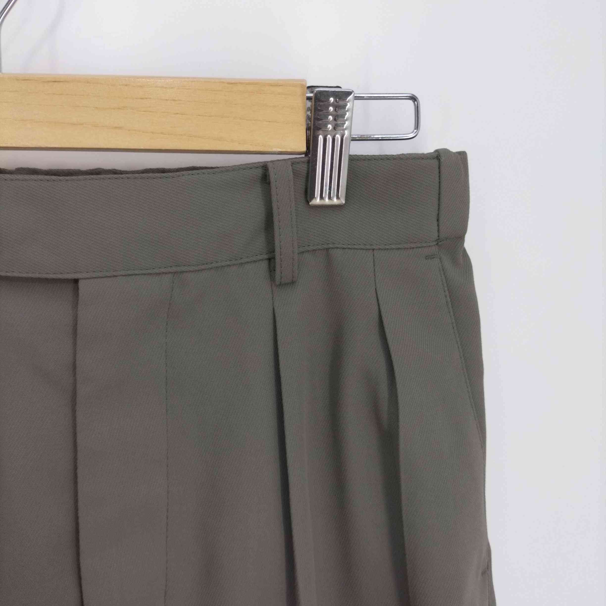 ウィム バイ リドム WYM LIDNM HI TWISTED GABA WIDE TUCK SLACKS メンズ JPN：L –  ブランド古着買取販売バズストア