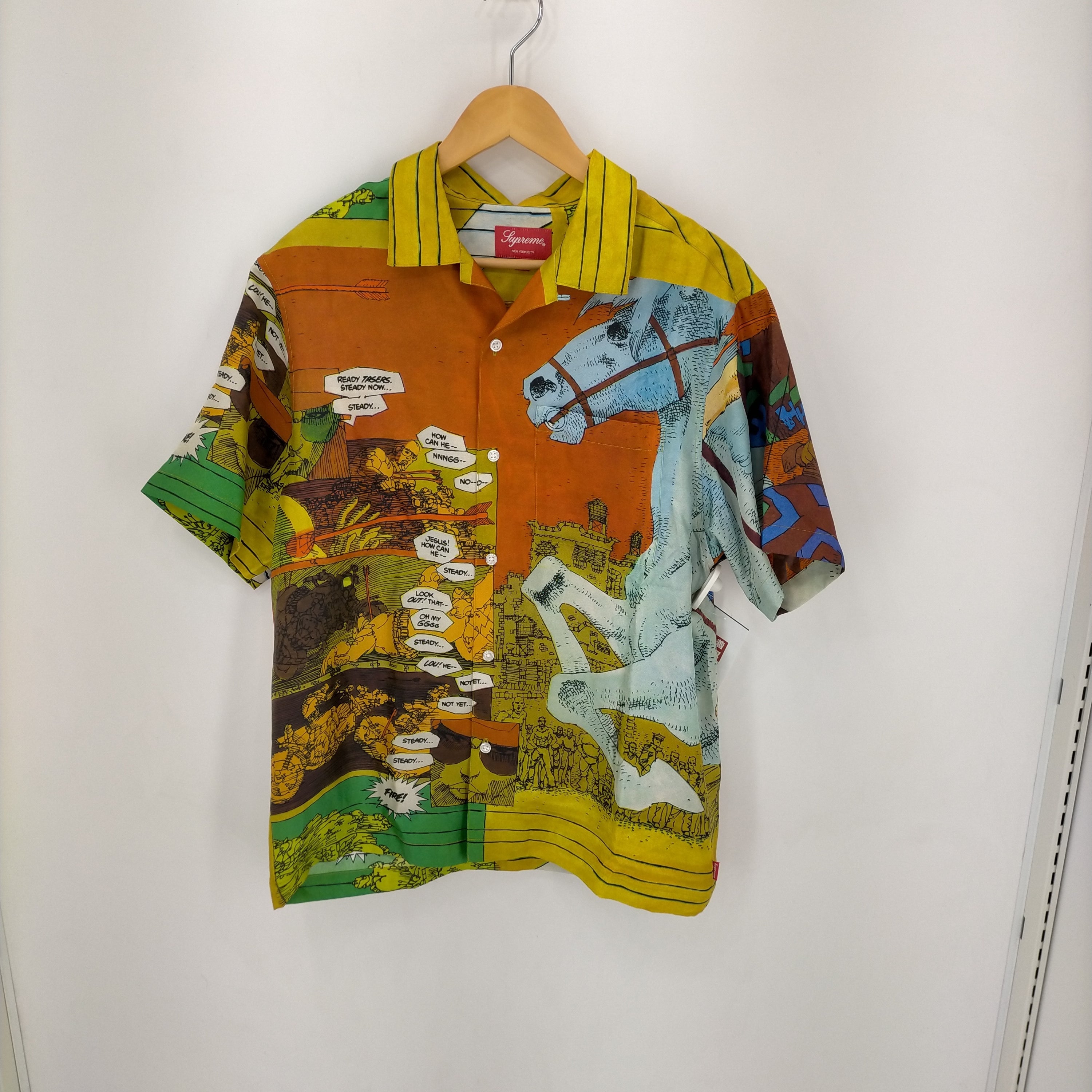 シュプリーム Supreme 23SS Ronin Silk S/S Shirt メンズ import：M