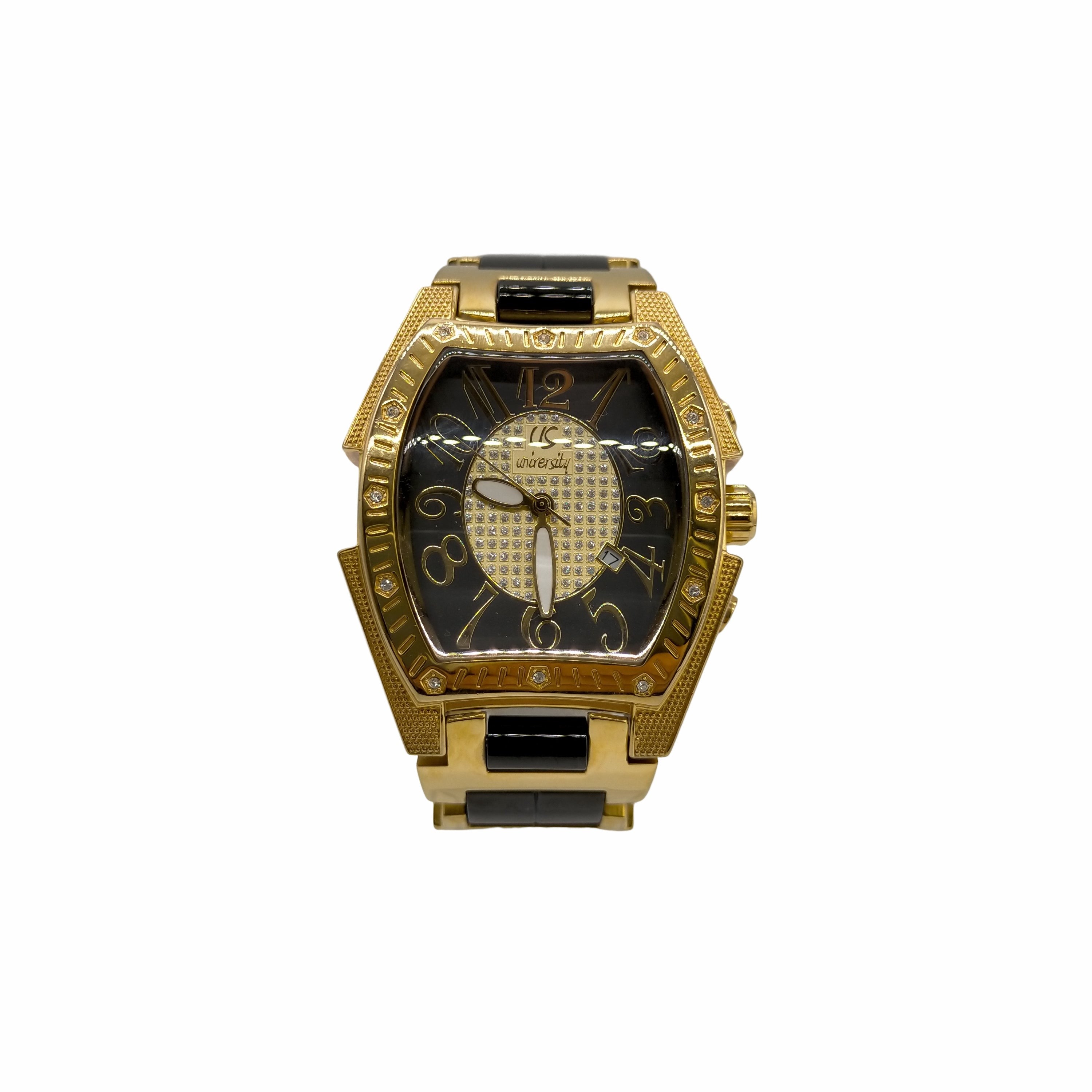 UNIVERSITY ビッグフェイス トノー型アナログ腕時計 メンズ – ブランド