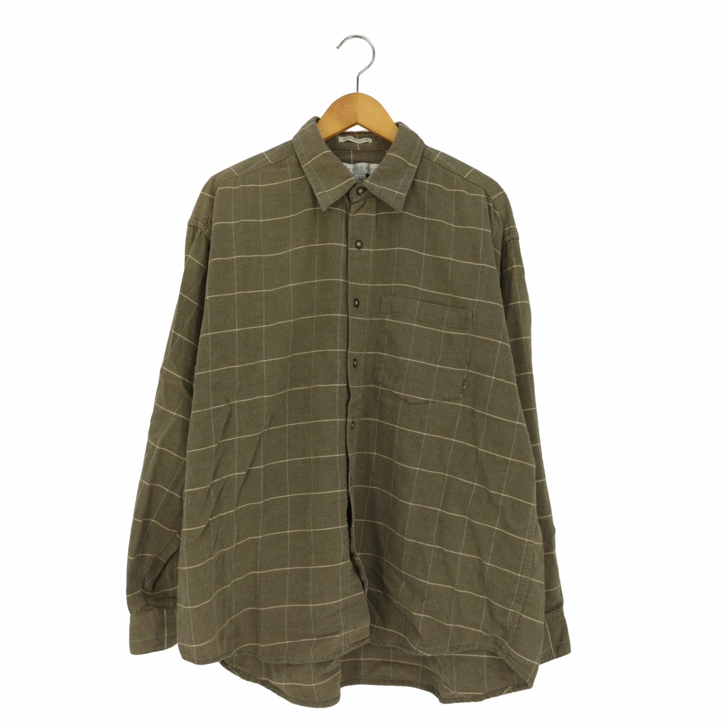 geoffrey beene】Over shirt ベージュカラー-