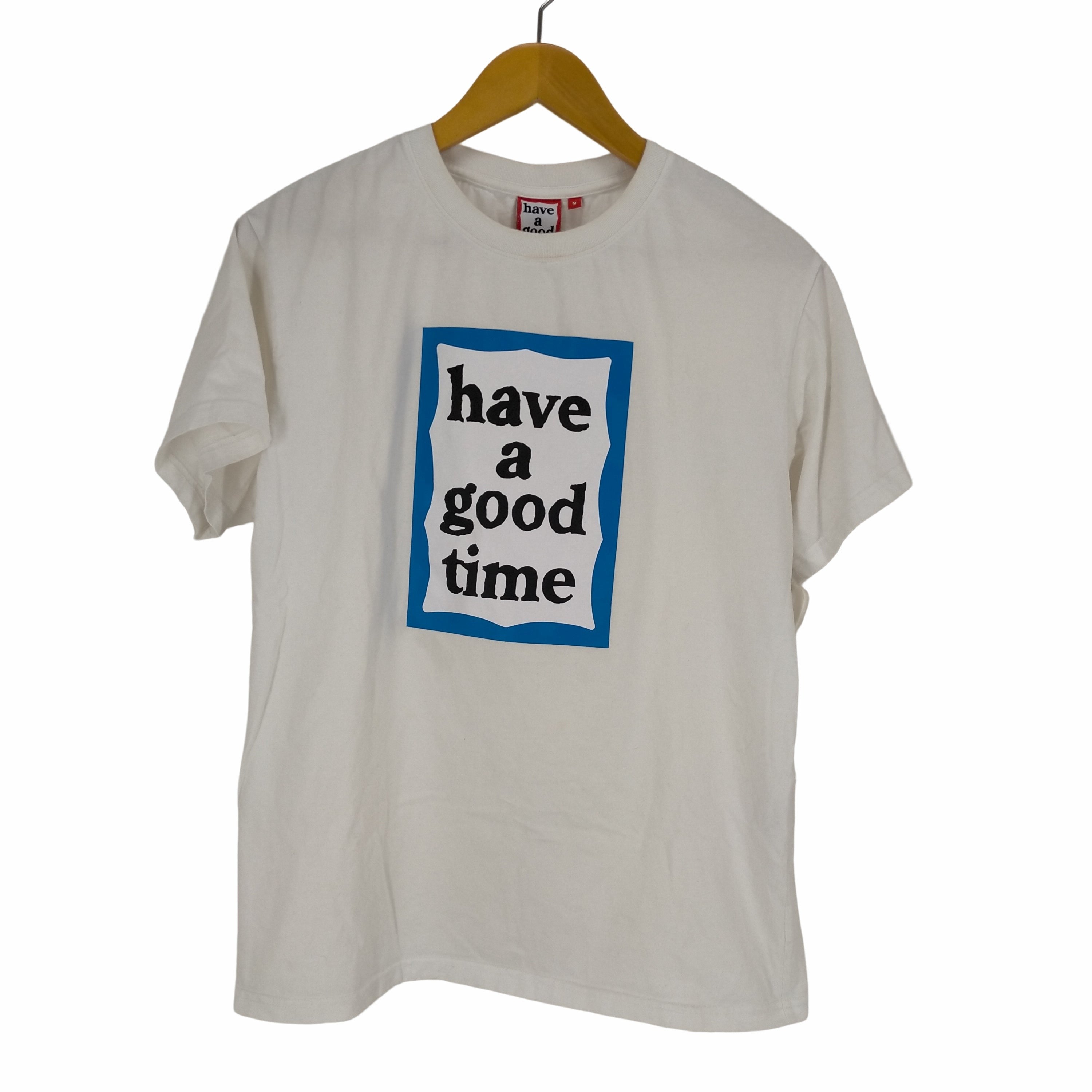 ハブアグッドタイム HAVE A GOOD TIME ロゴプリント 半袖 Tシャツ