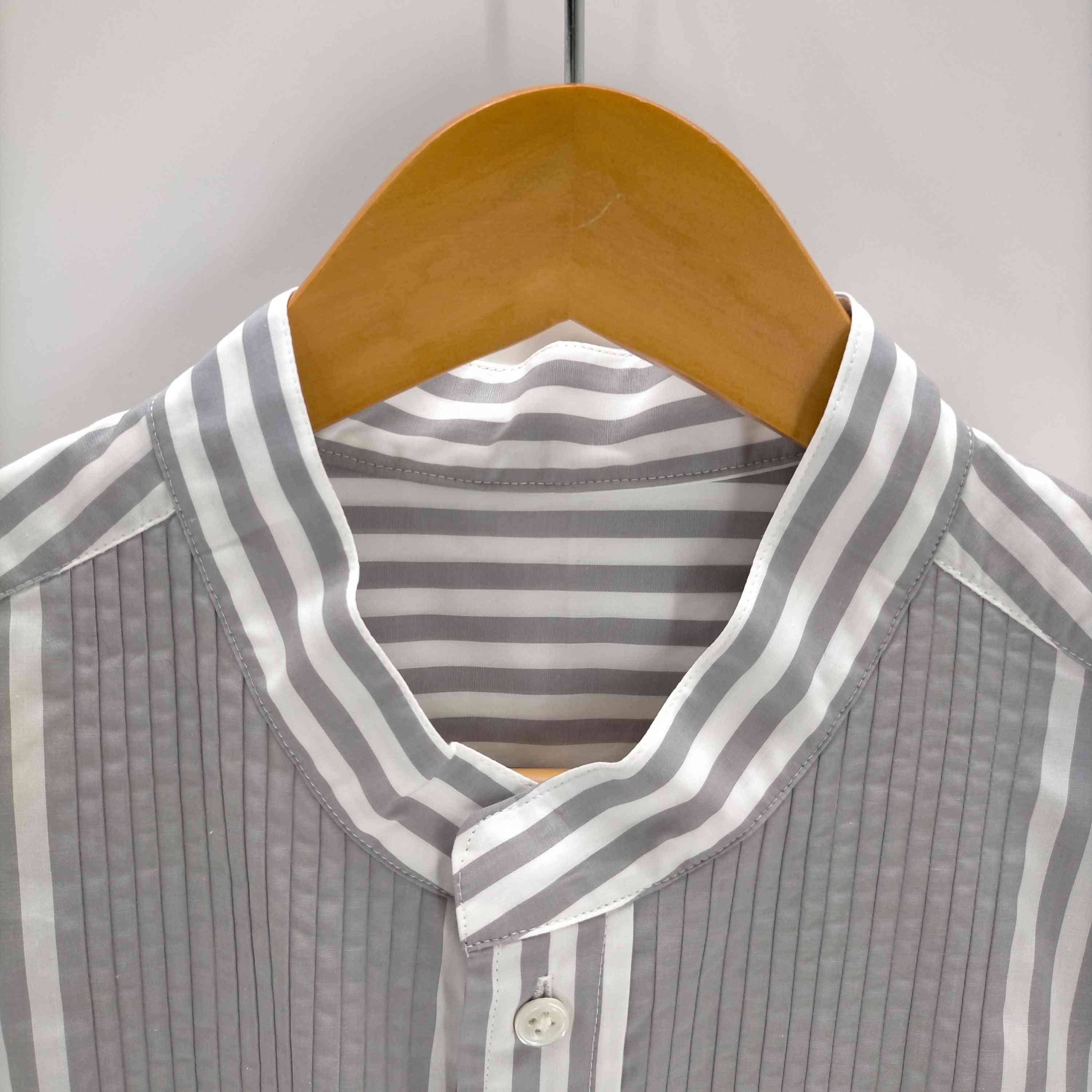 クオン kuon Reversible Pleated Shirt メンズ JPN：L – ブランド古着