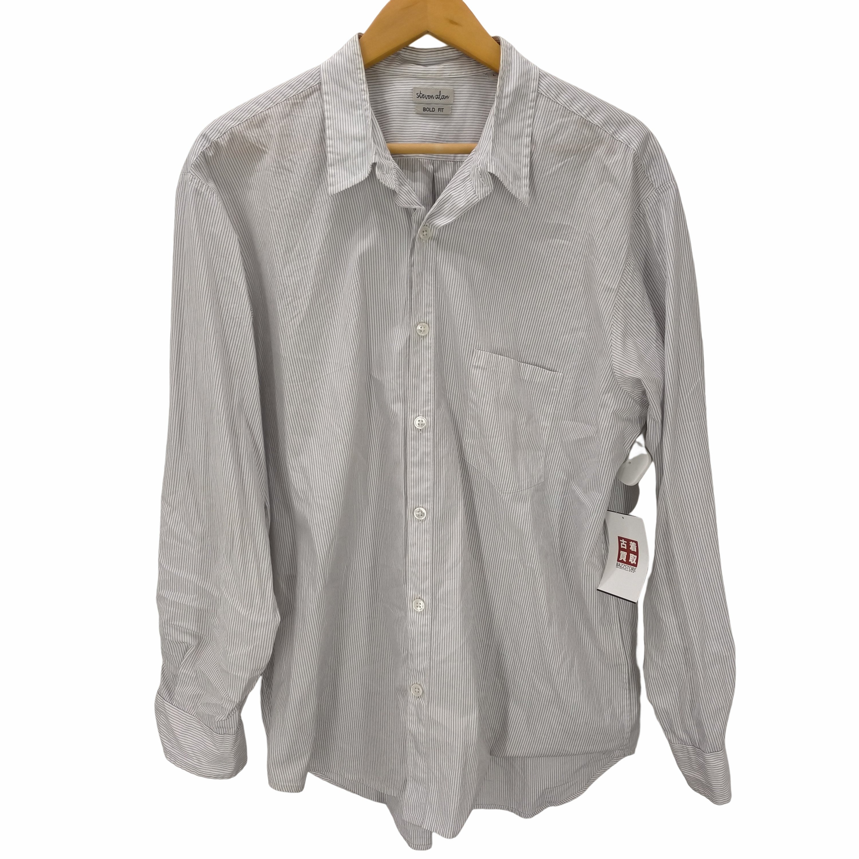 スティーブンアラン Steven Alan G/DYE POPLIN REGULAR COLLAR SHIRT