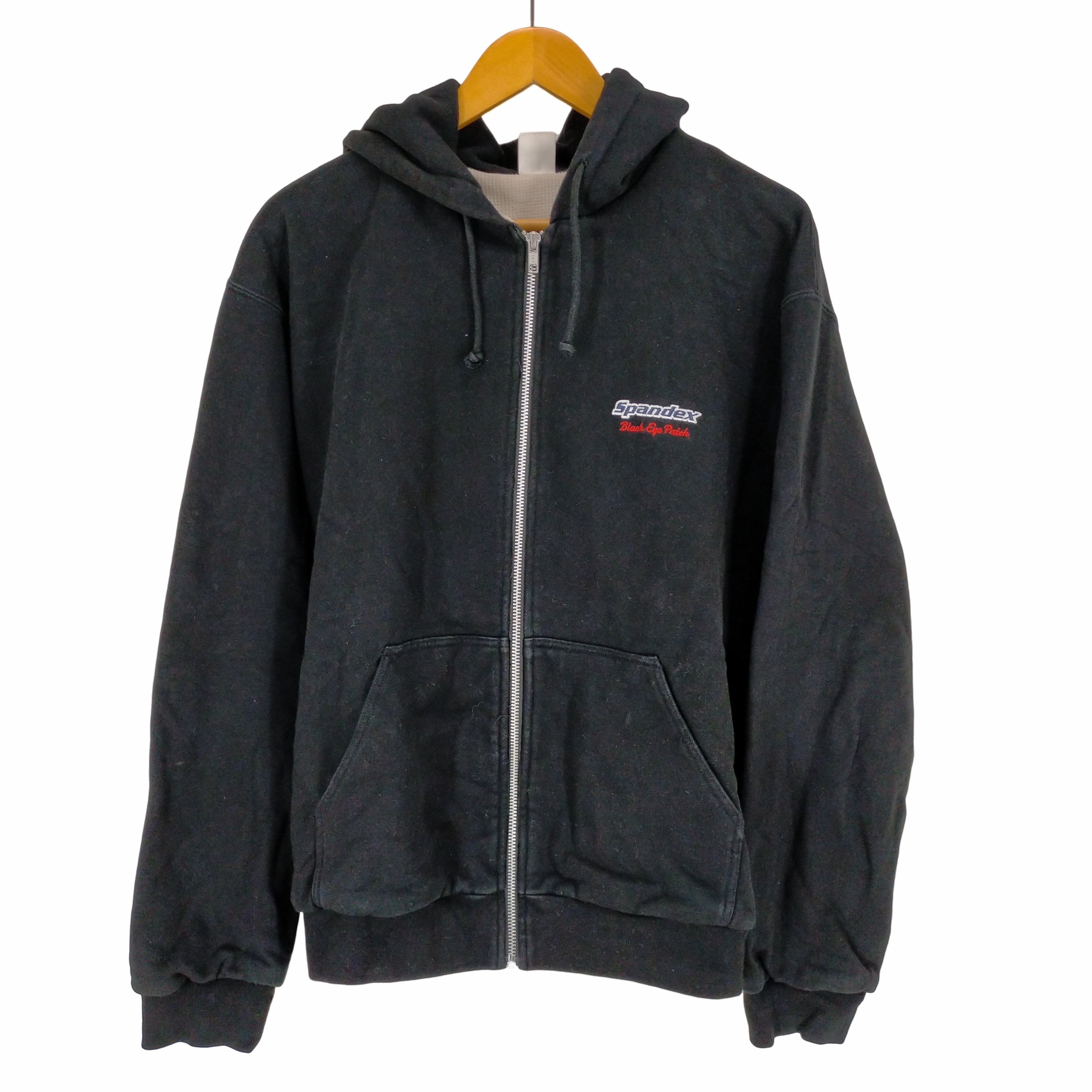 ザブラックアイパッチ THE BLACK EYE PATCH SPANDEX ZIP HOODIE Black