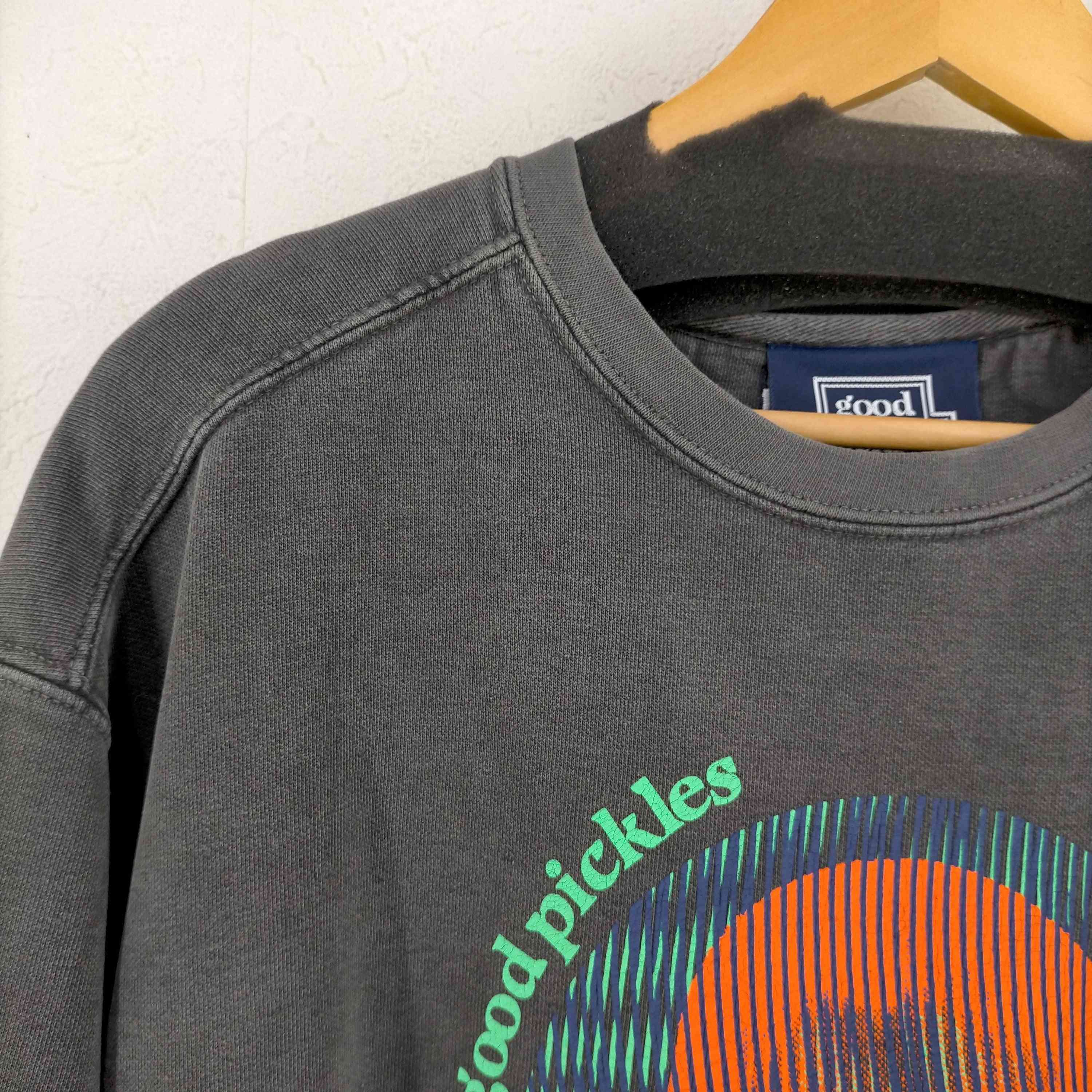 GOOD PICKLES okada Crewneck Sweatshirt / pepper メンズ L