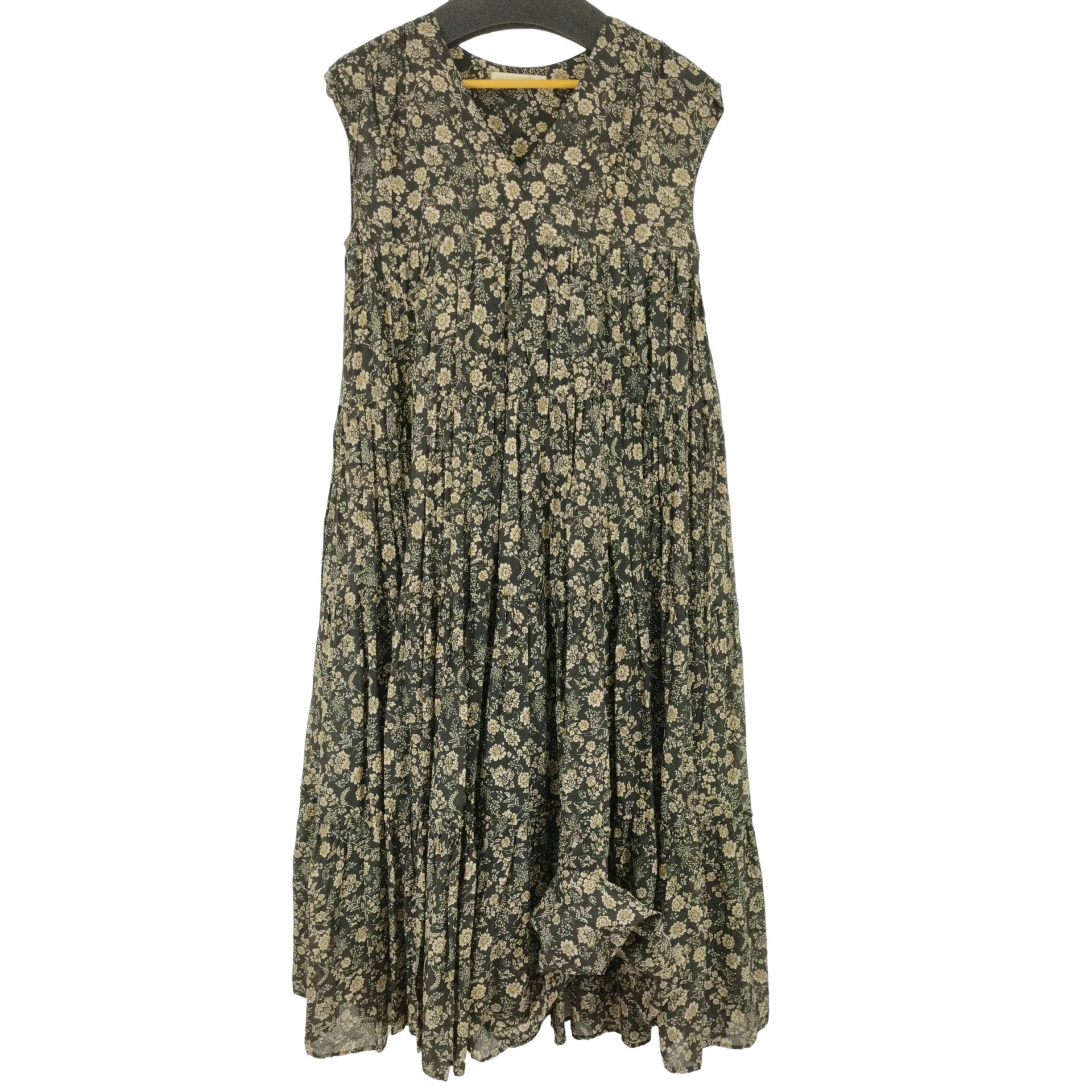 ヌキテパ NE QUITTEZ PAS Cotton Voile Tiered Maxi Dress レディース