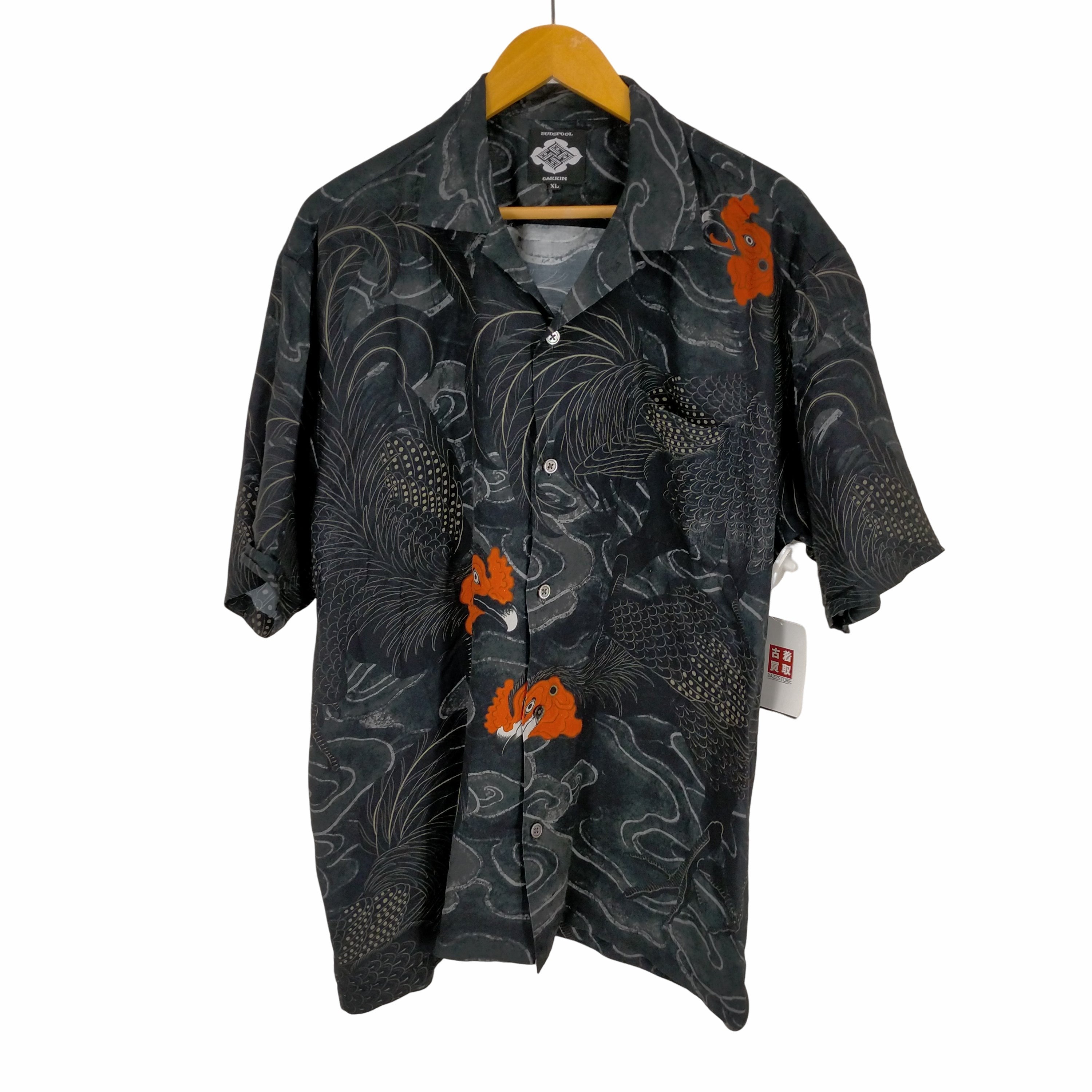 GAKKIN × BUDSPOOL 軍鶏HAWAIIAN SHIRT (XL) - シャツ