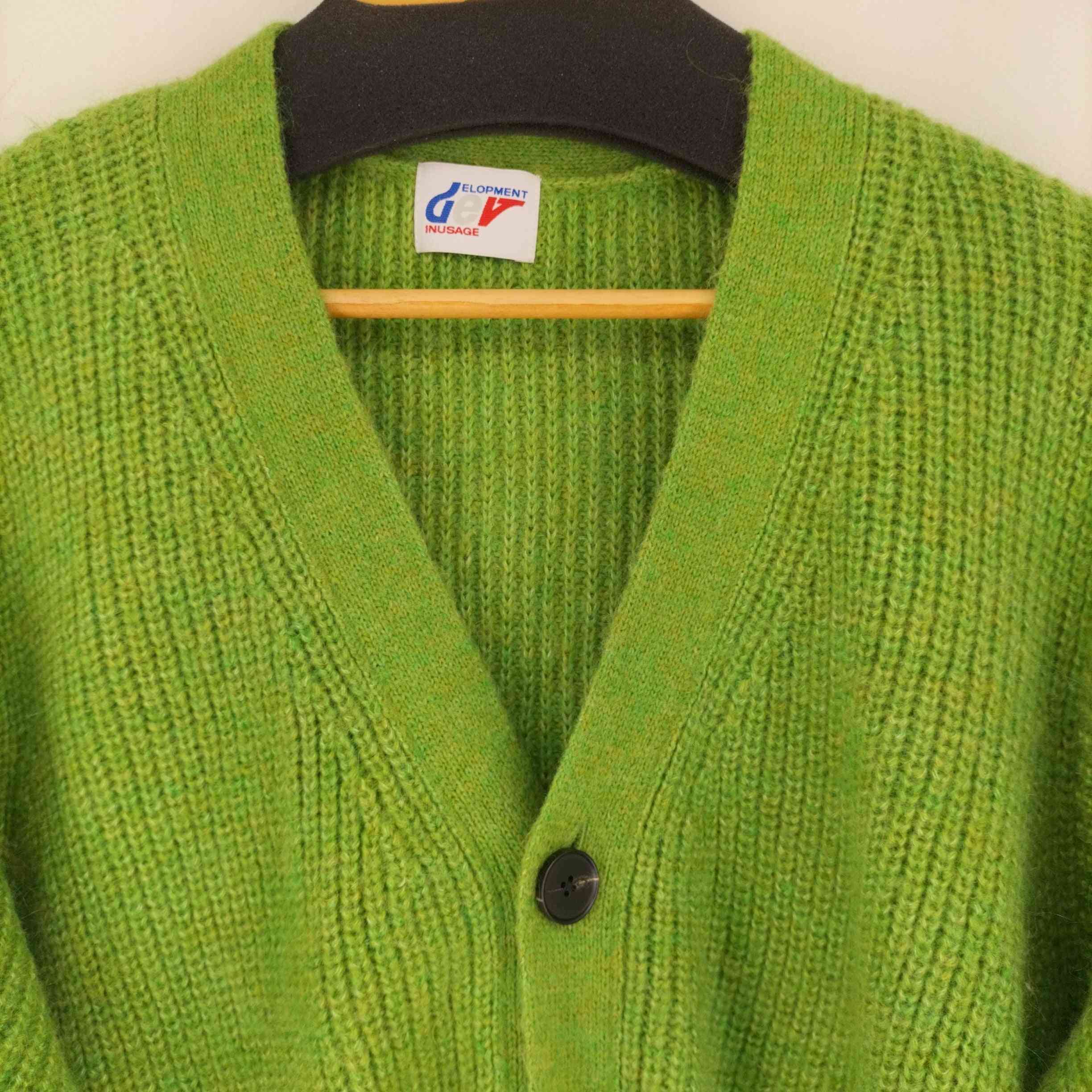 ディベロップメントインアスエイジ DEVINUSAGE 21AW MOHAIR CARDIGAN