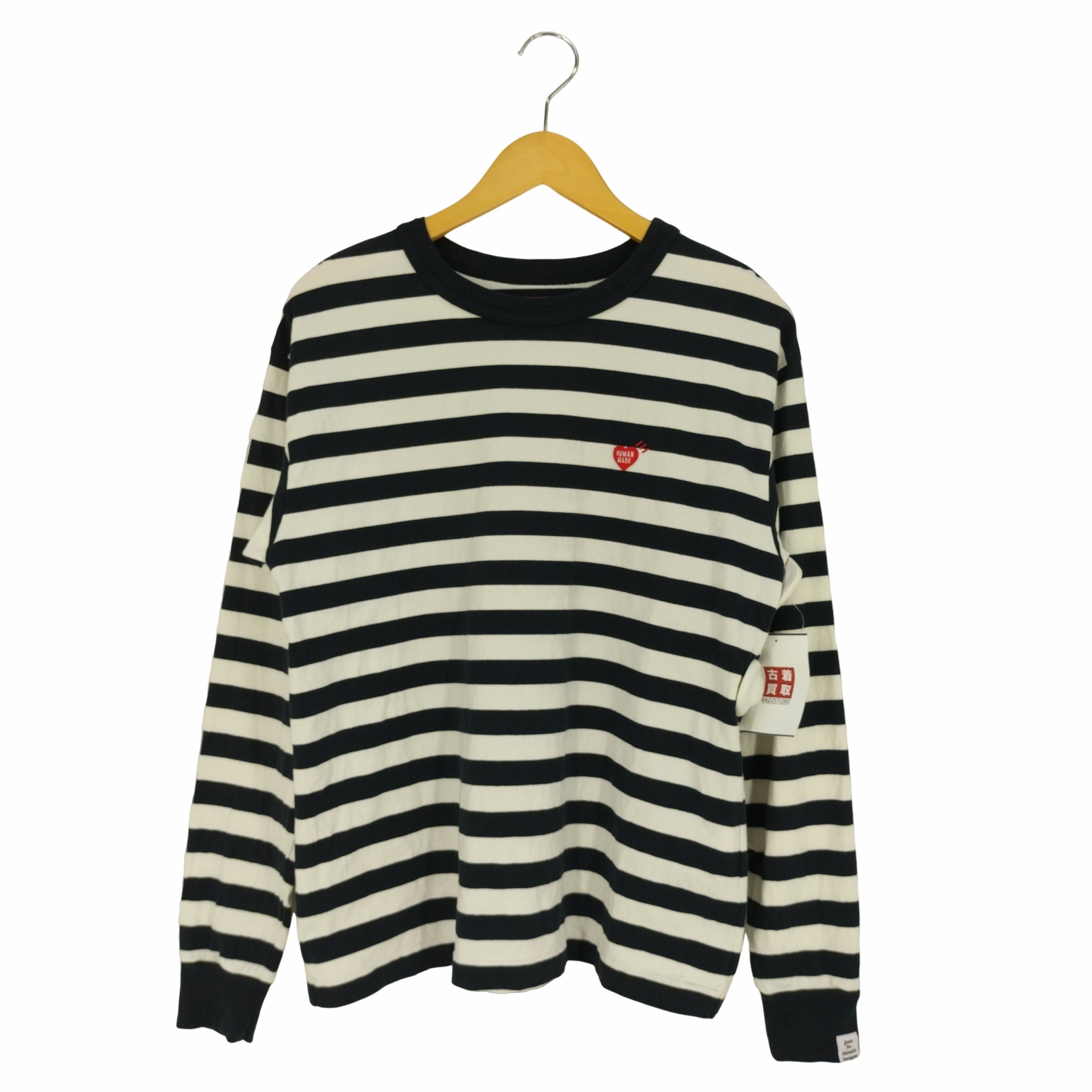 ヒューマンメイド HUMAN MADE STRIPED L/S T-SHIRT ロングスリーブTシャツ メンズ JPN：S