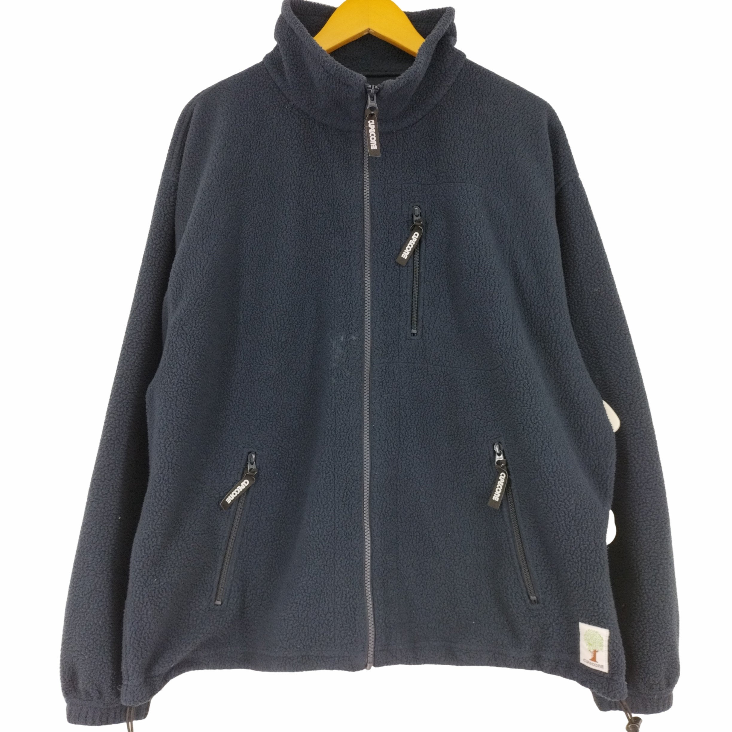 CUP AND CONE Fleece Jacket ステッカー付き - ブルゾン