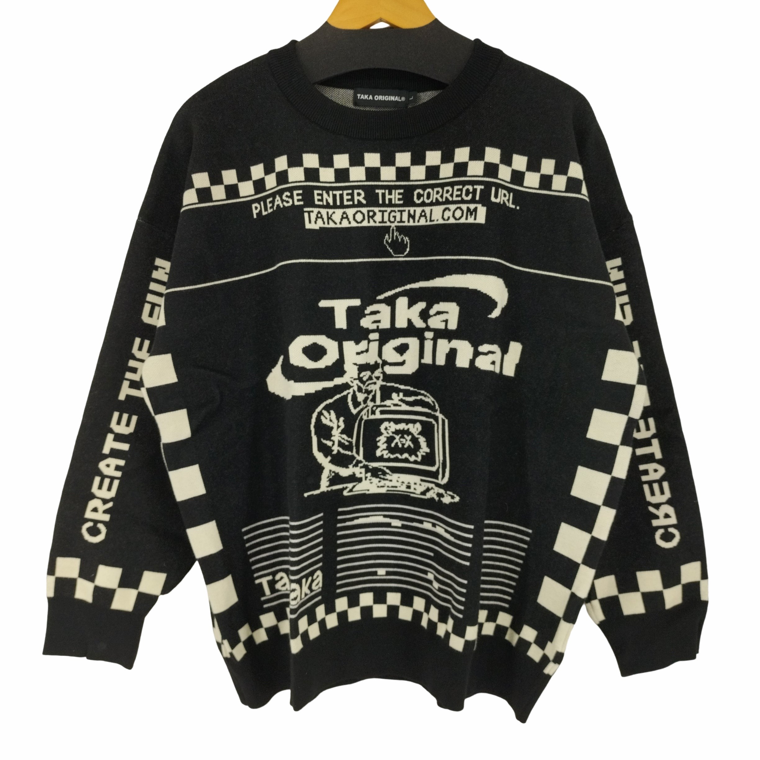 TAKA ORIGINAL 総柄クルーネックニット メンズ L – ブランド古着買取