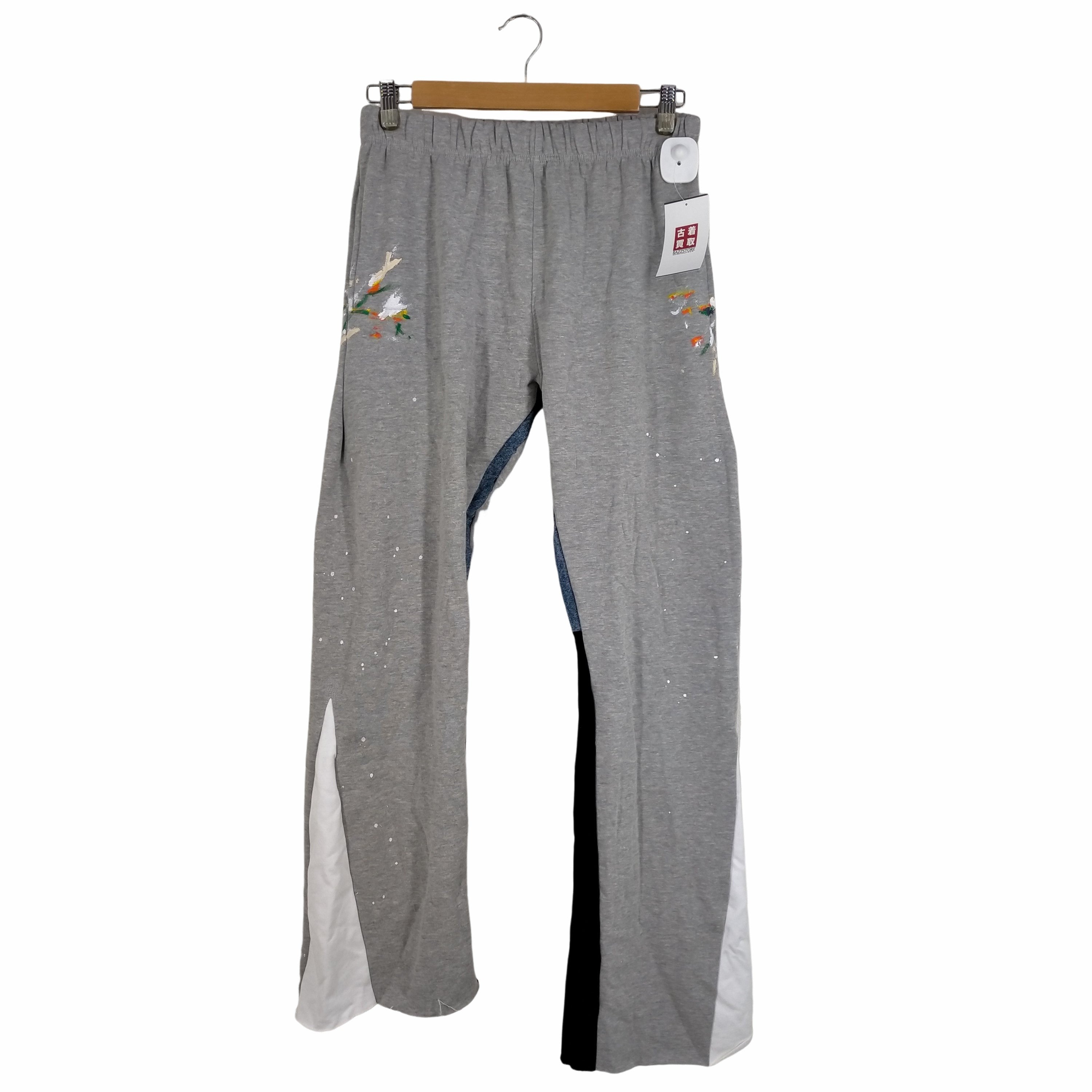 ミニマル mnml CONTRAST BOOTCUT SWEAT PANTS ペンキ加工再構築