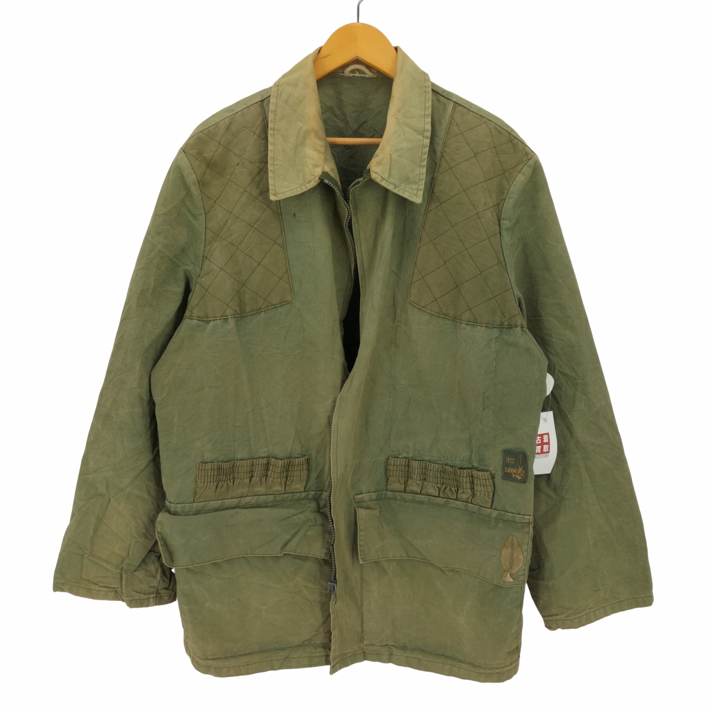 LEDER TYS 70-80S フランス製 ジップアップ ハンティング ジャケット