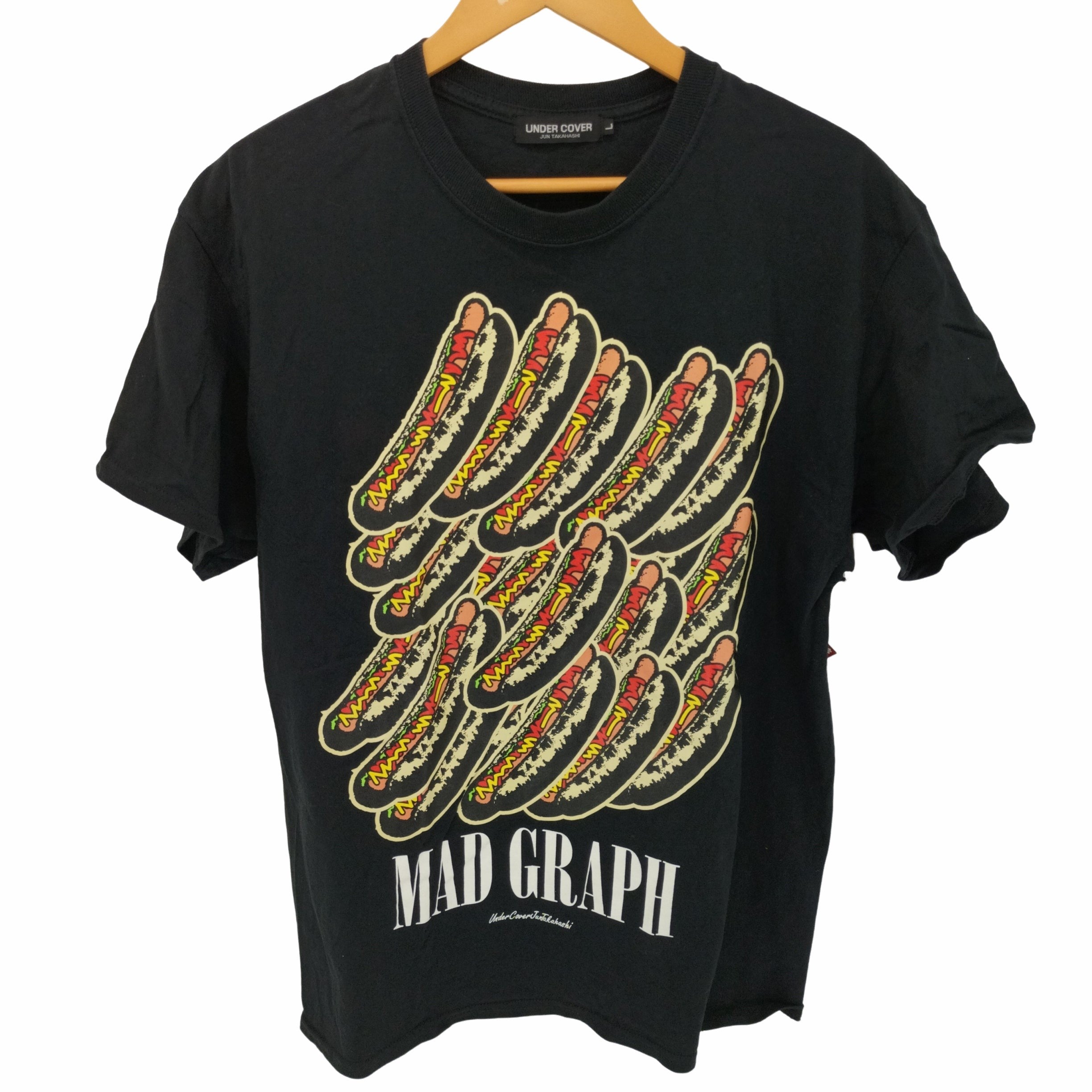 アンダーカバー UNDER COVER JUN TAKAHASHI ホットドッグ MAD GRAPH Tシャツ メンズ L