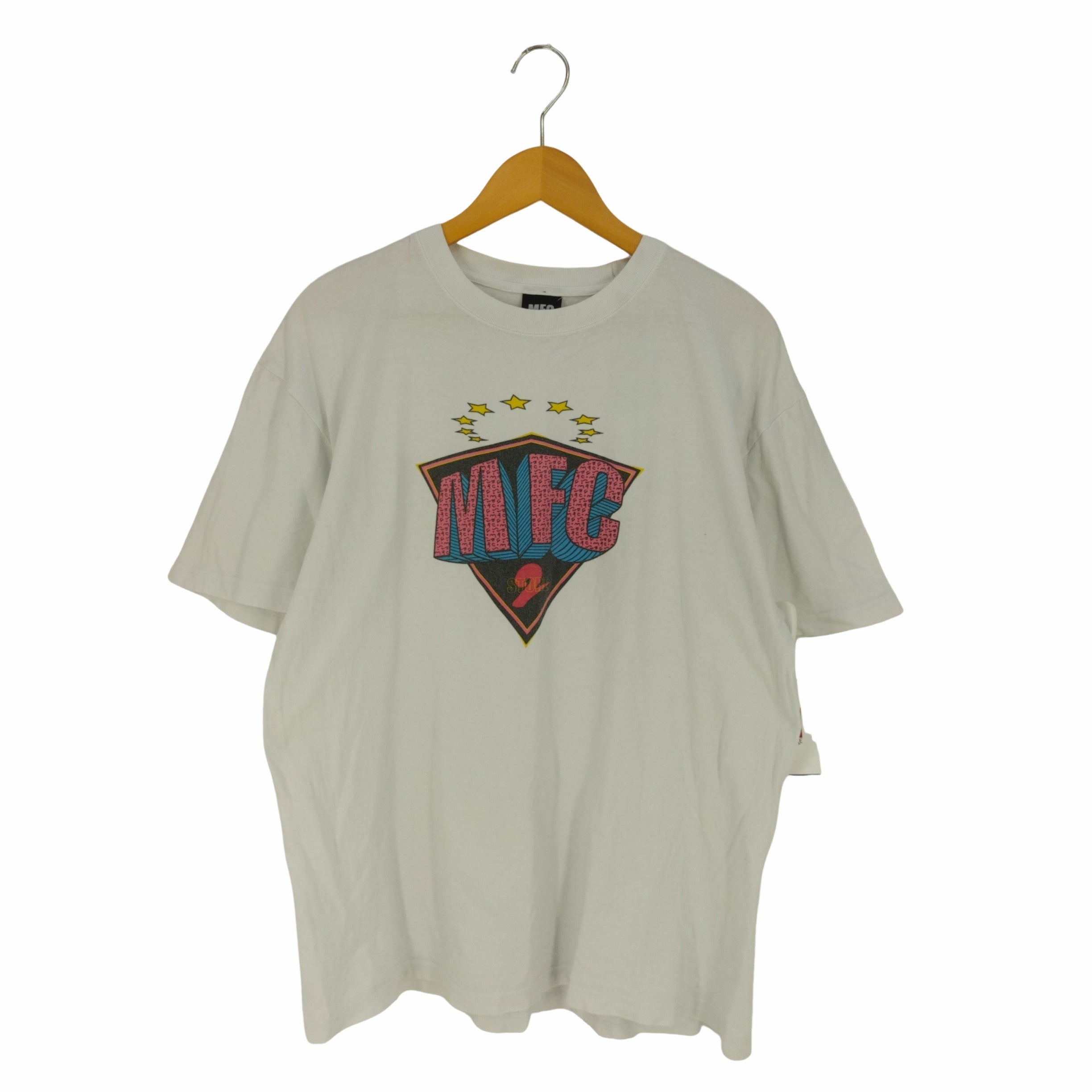 エムエフシーストア MFC STORE ロゴプリント クルーネックTシャツ