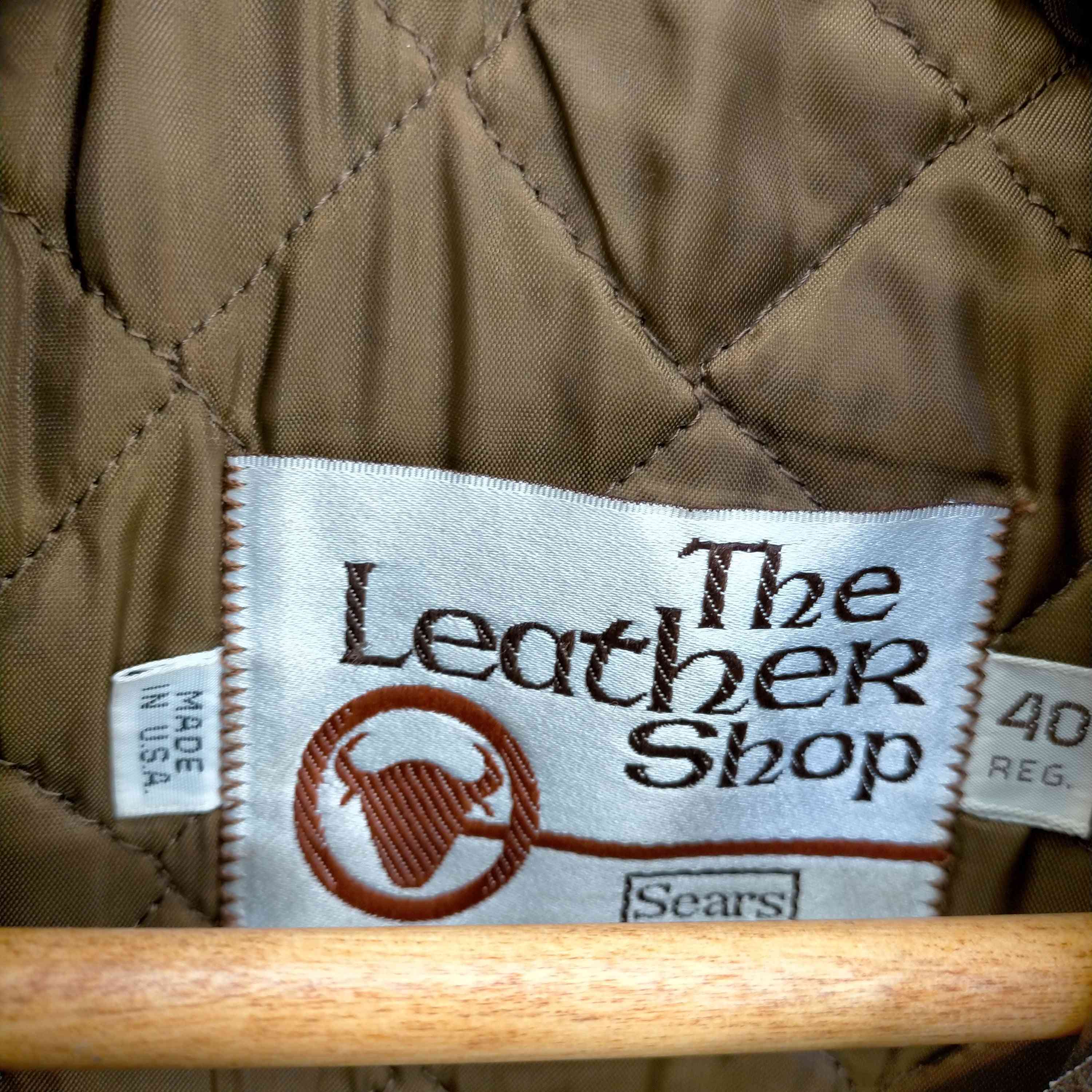 シアーズ Sears 70s USA製 The Leather Shop G-1 フライトジャケット