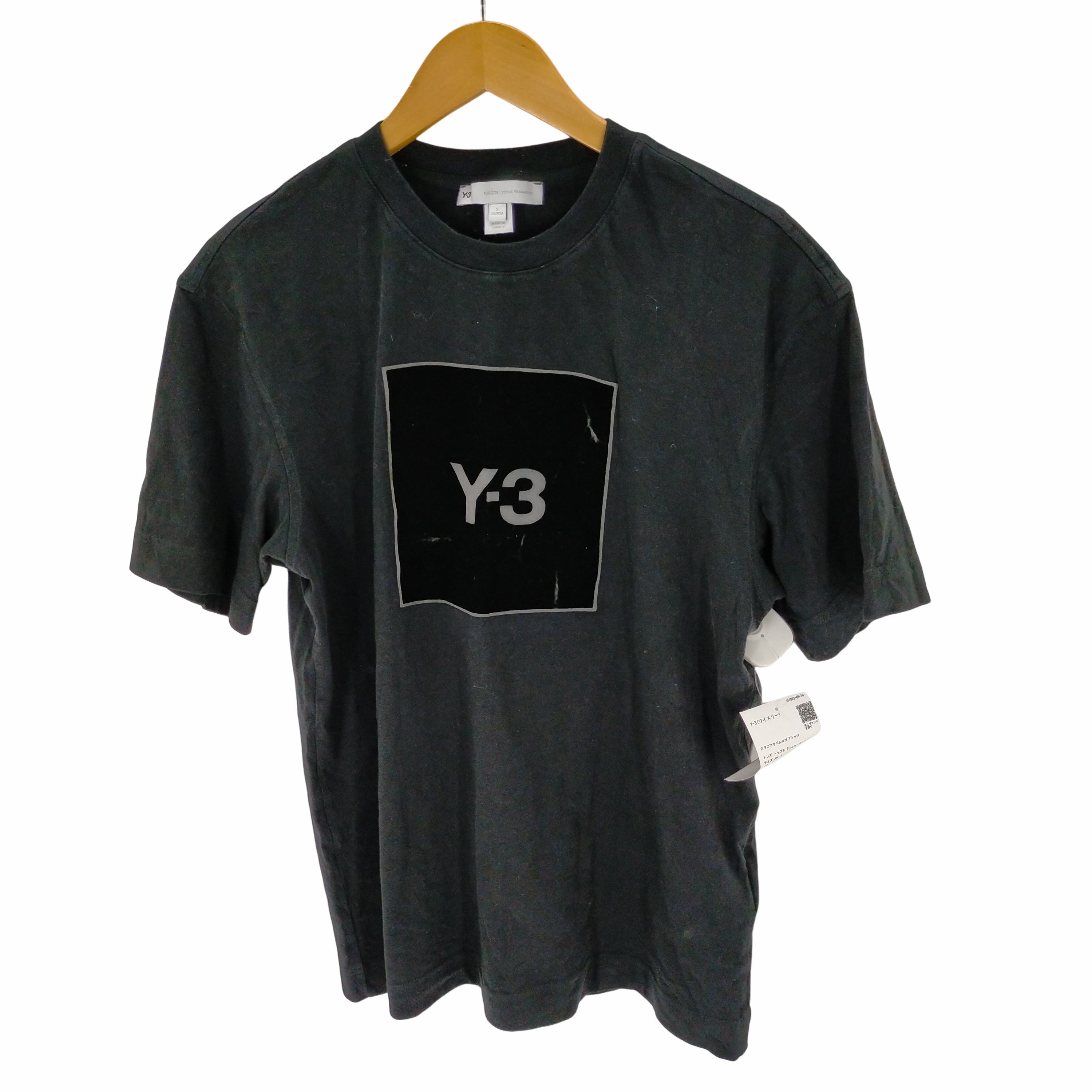 Y-3 ワイスリー Tシャツ ヨウジヤマモト スクエアラベル グラフィック