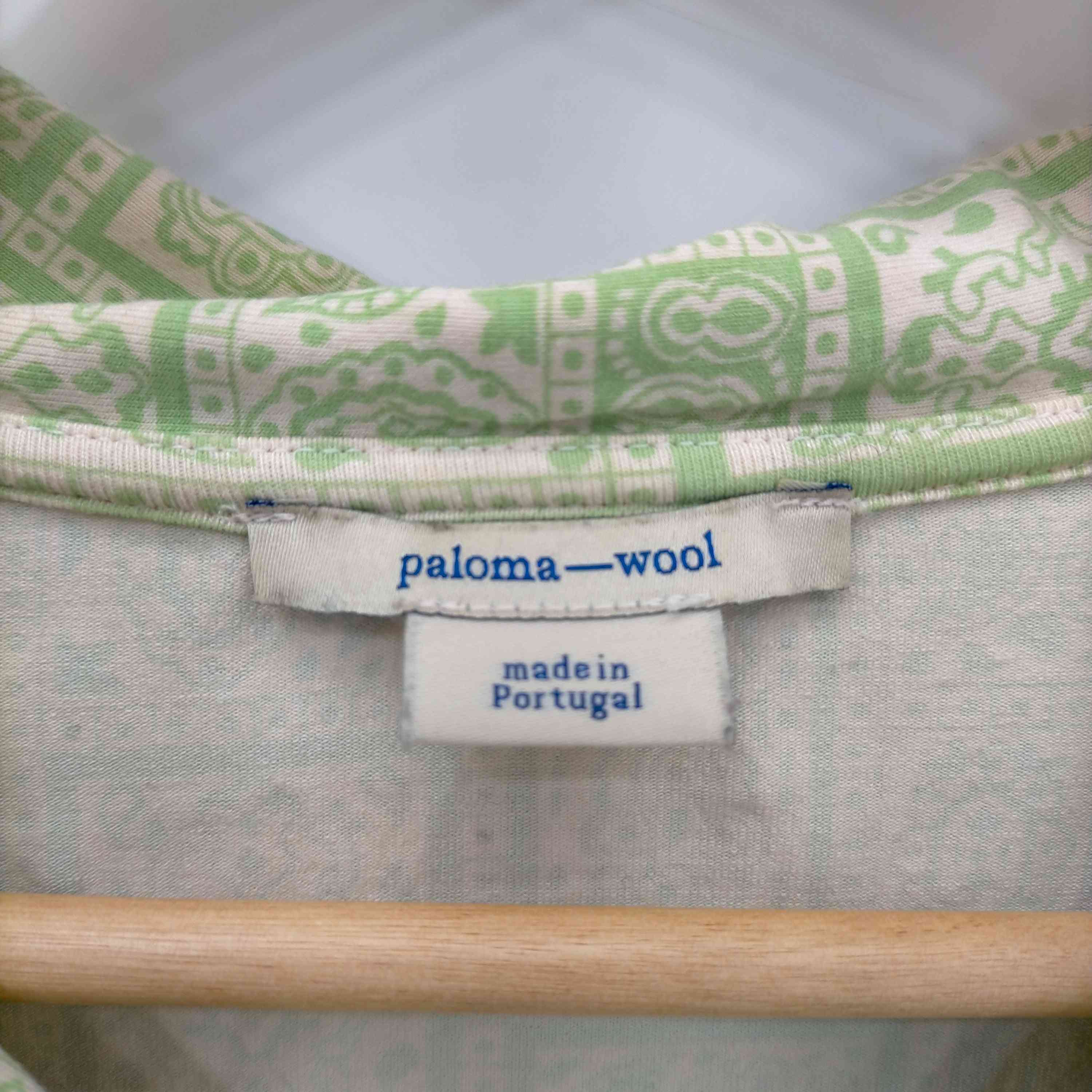 パロマウール paloma-wool 20SS 総柄レーヨン L/S シャツ レディース