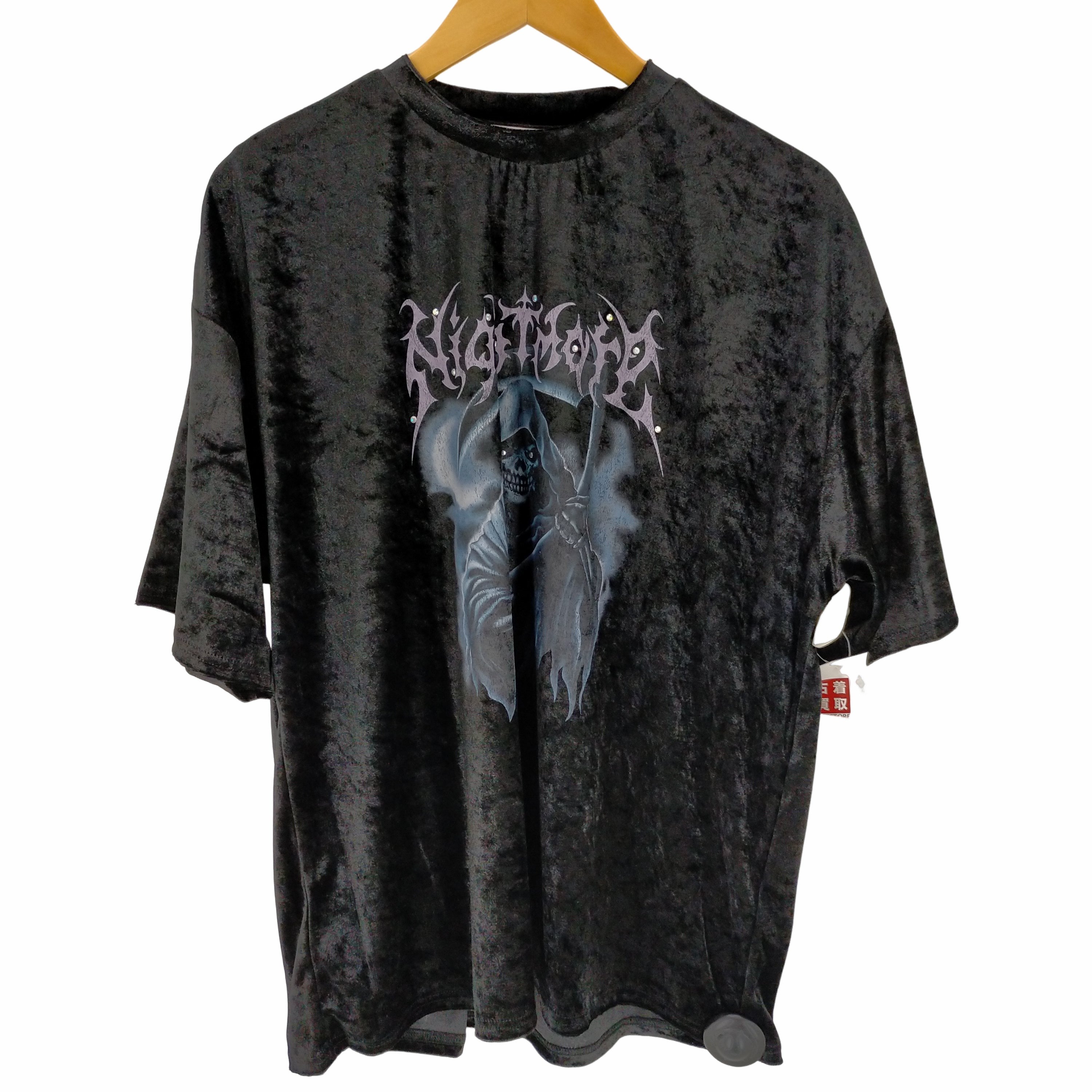 エルコンダクター el conductorH STONE DECORATED T-SHIRT DEATH