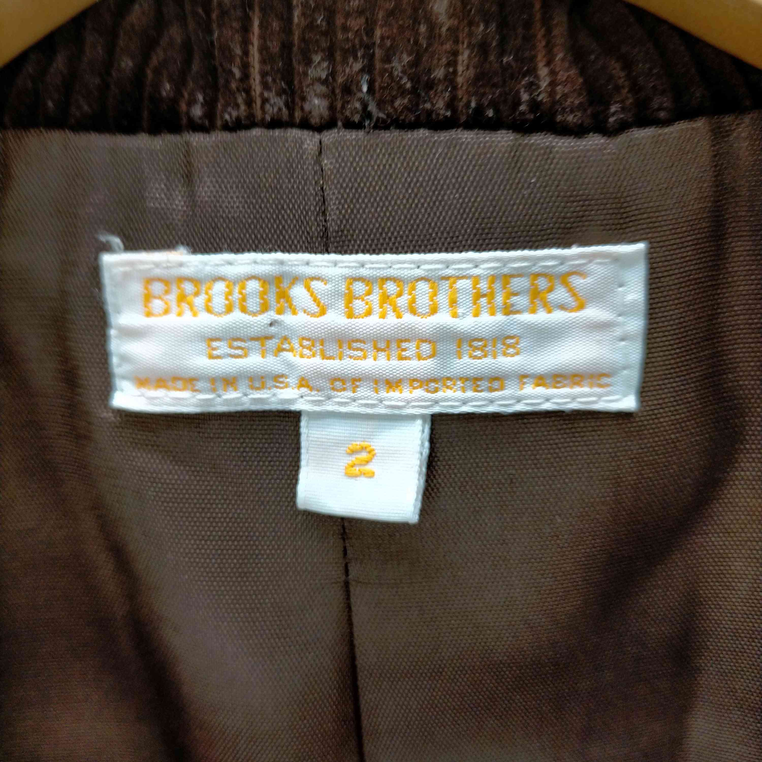 ブルックスブラザーズ BROOKS BROTHERS コーデュロイ 2B テーラード