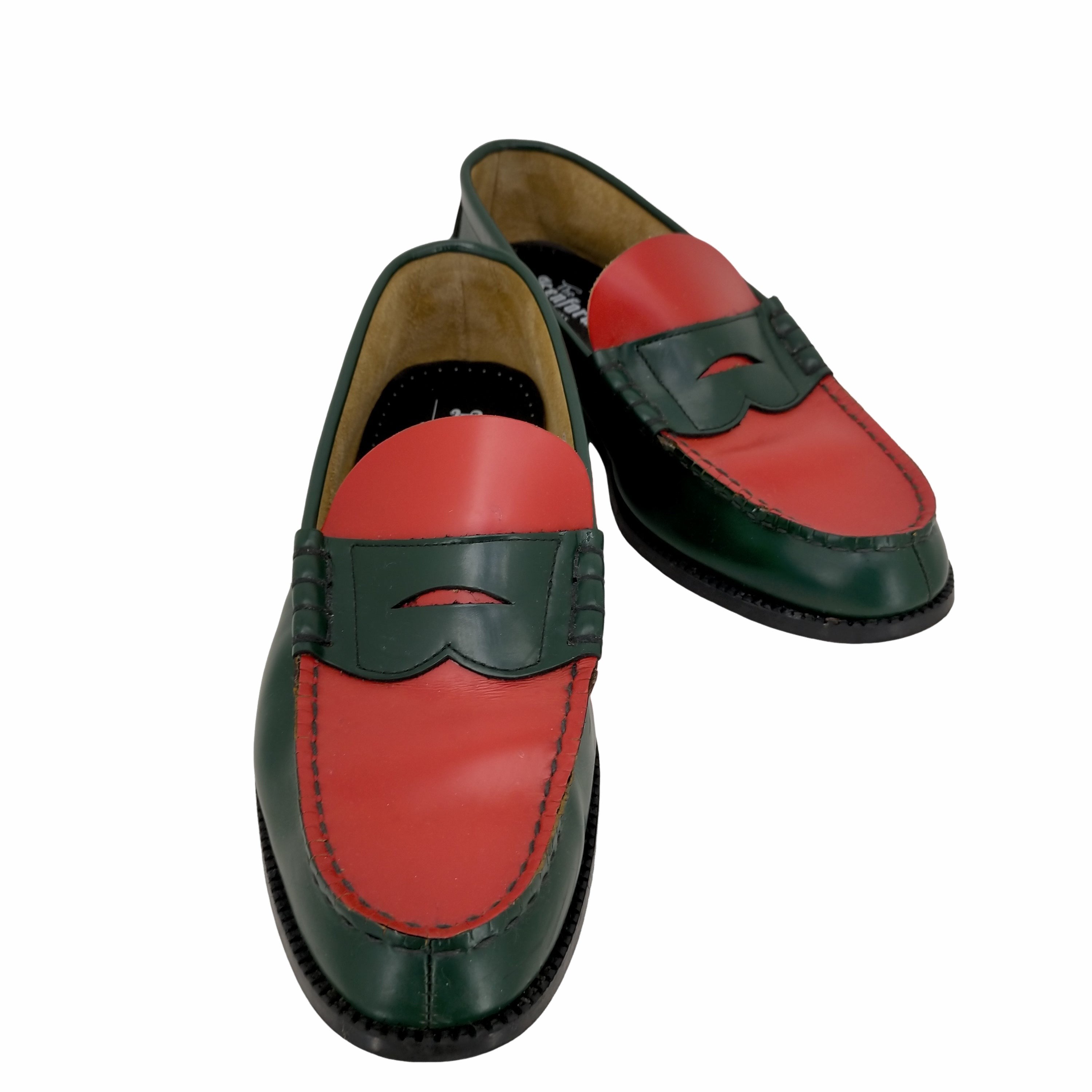 THE KENFORD FINESHOES COIN LOAFERS | ブラック×ホワイト - KNOCK OUT 247