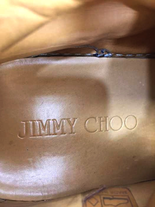 ジミーチュウ JIMMY CHOO イタリア製 クロコダイル柄 レザースニーカー メンズ JPN：40 JPN：40