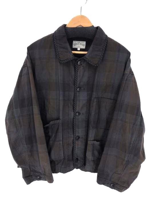 チャーチャー CHAH CHAH 20SS CC AGING COVERALL BLACK CHECK メンズ JPN：L JPN：L –  ブランド古着買取販売バズストア